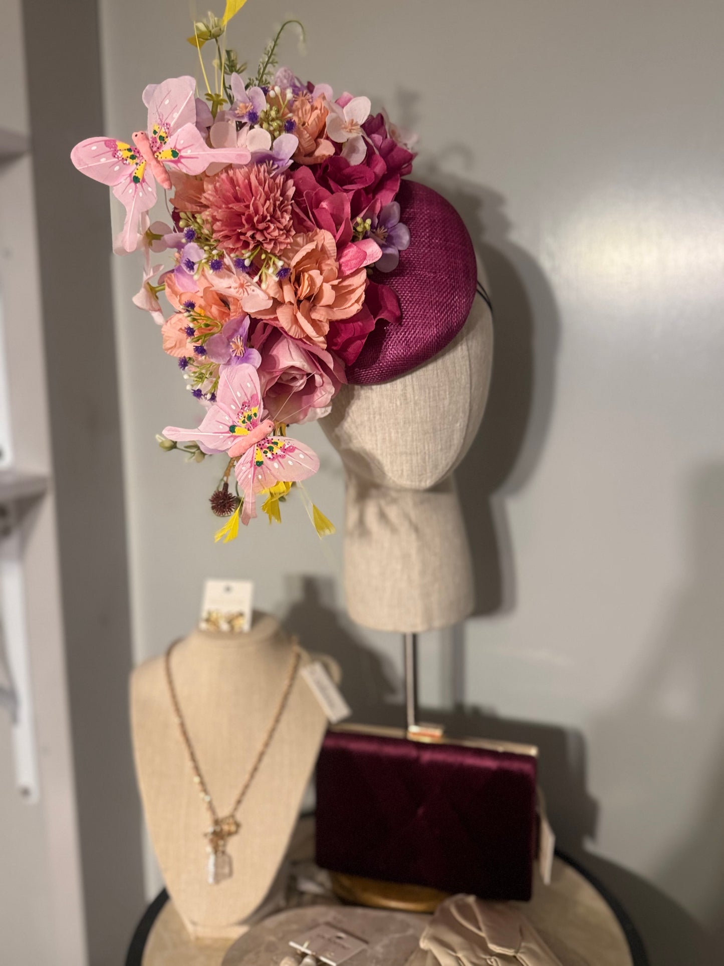 “Jac” magenta spring floral