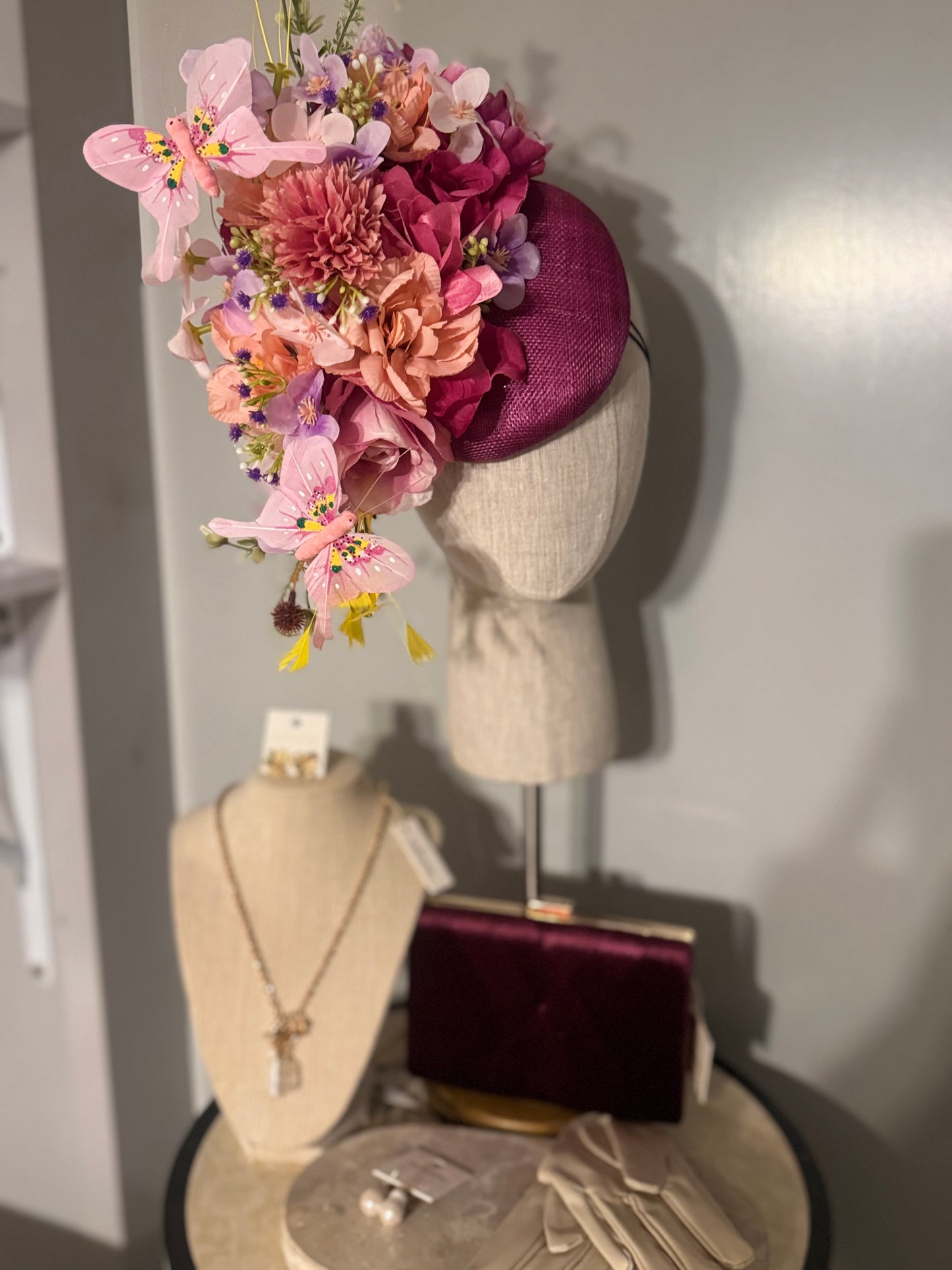 “Jac” magenta spring floral