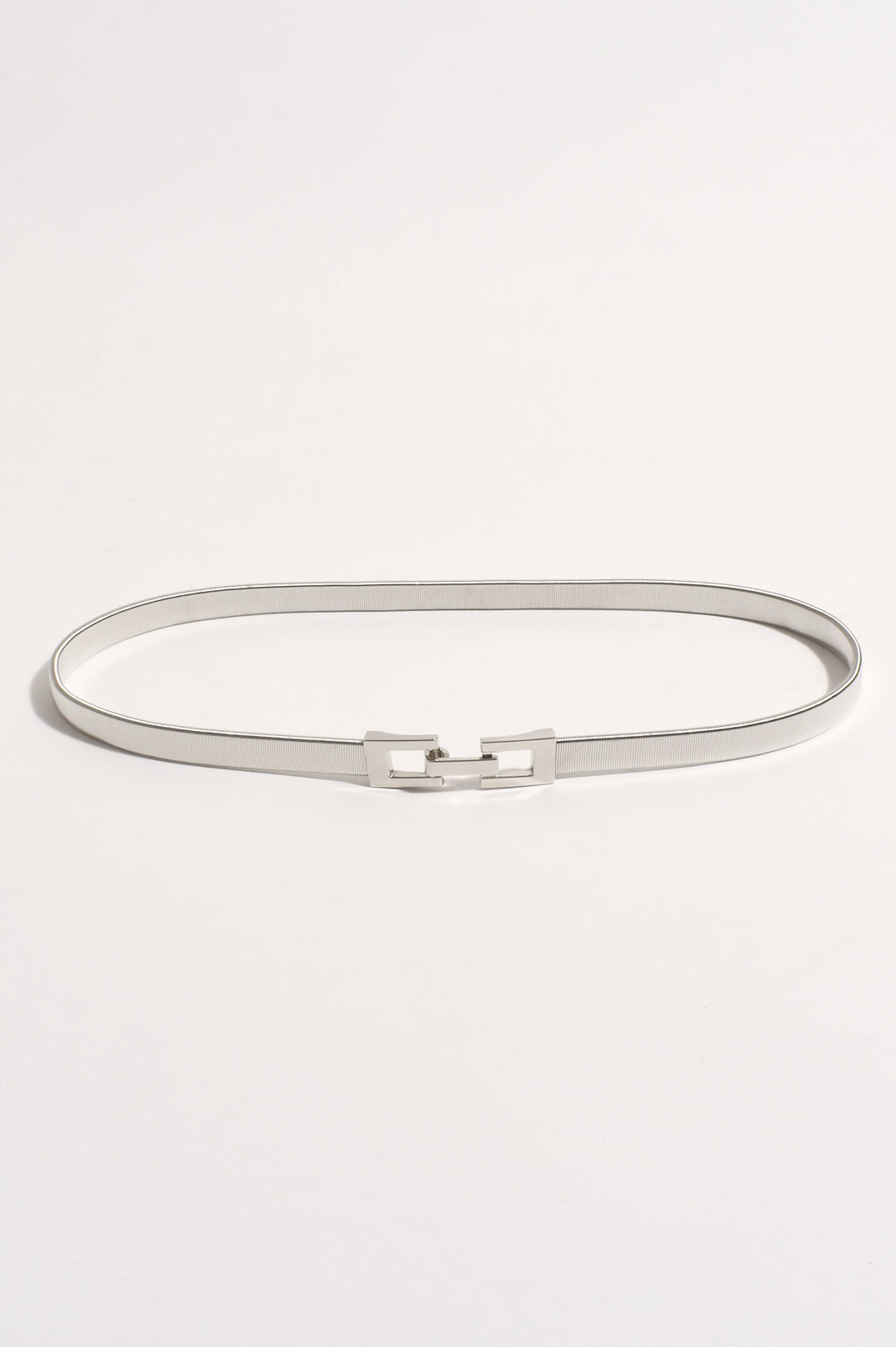 Slinky waist belt silver