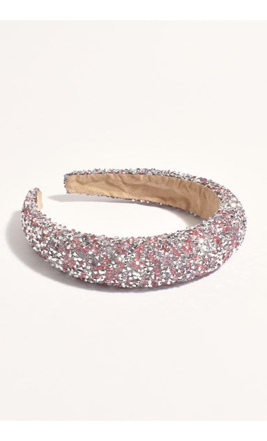 Adorne pink bling headband