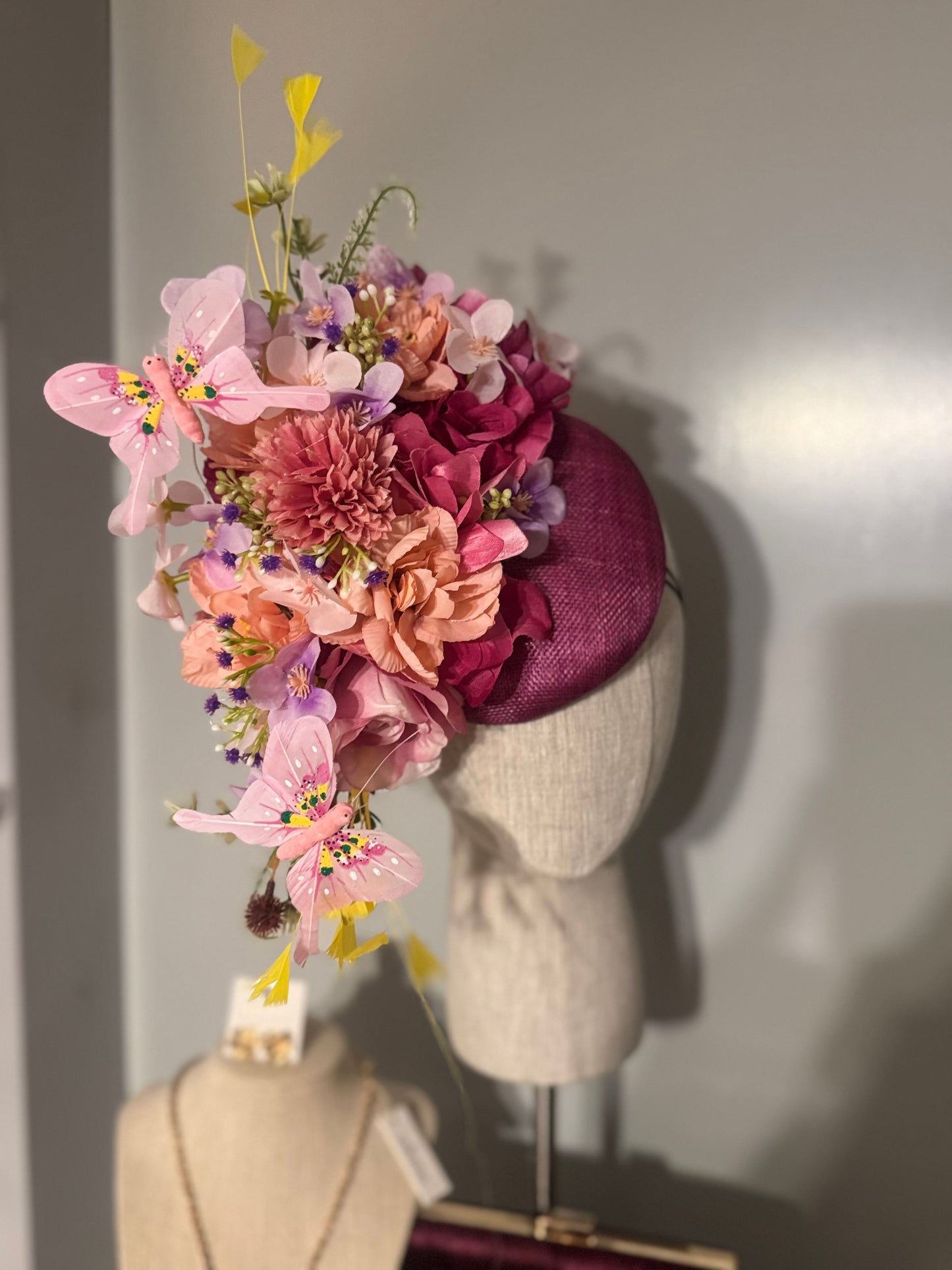 “Jac” magenta spring floral