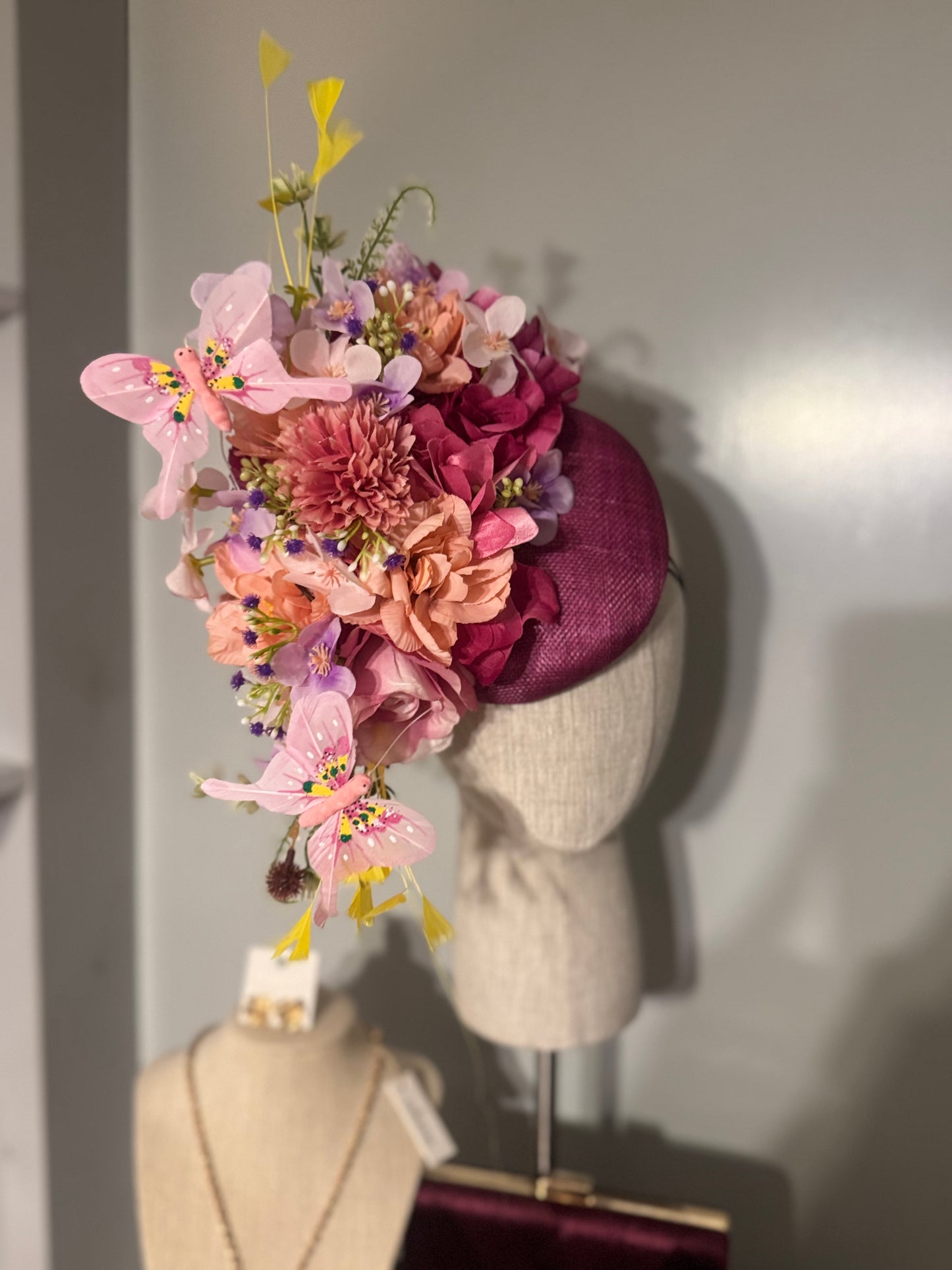 “Jac” magenta spring floral