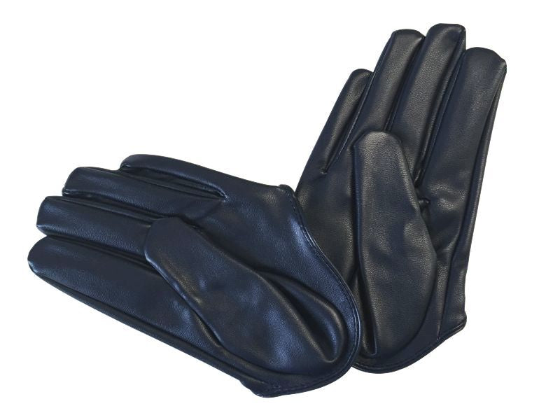 Half palm gloves navy blue