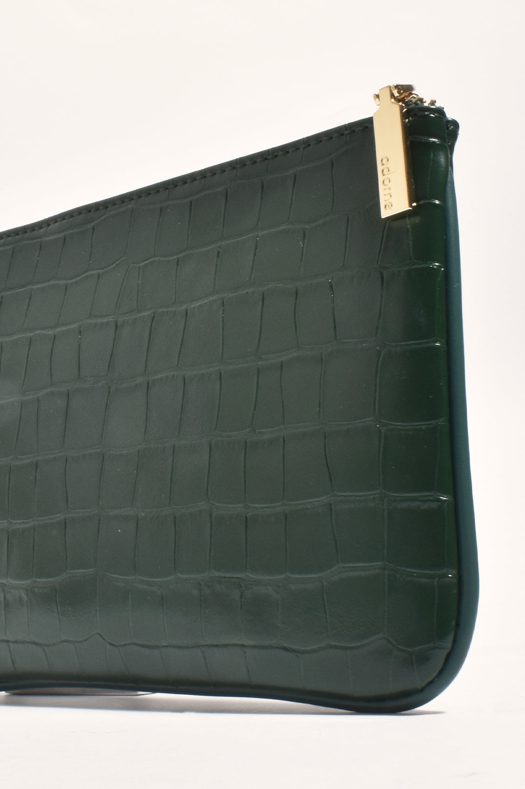 Francesco croc pouch green