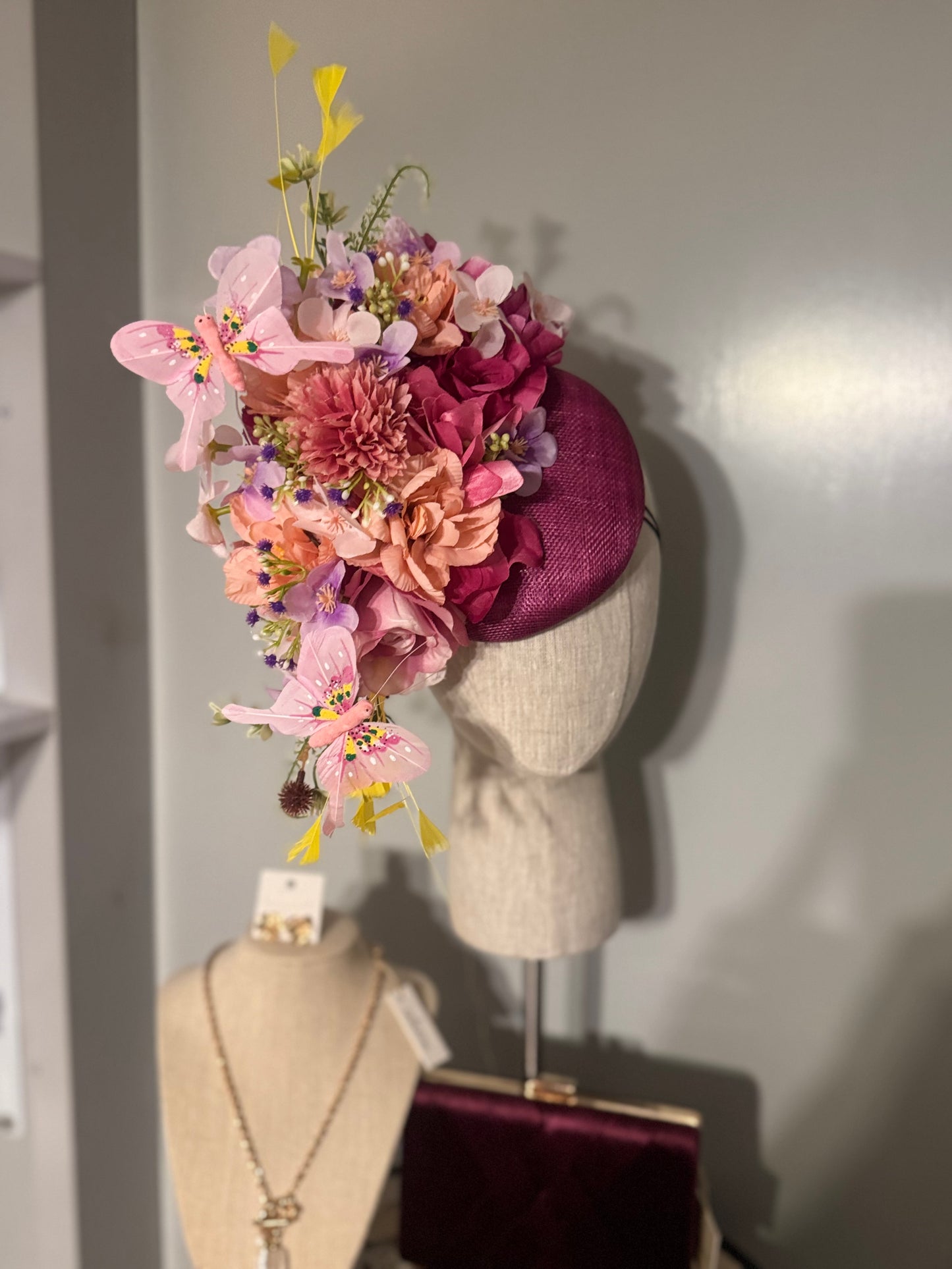 “Jac” magenta spring floral