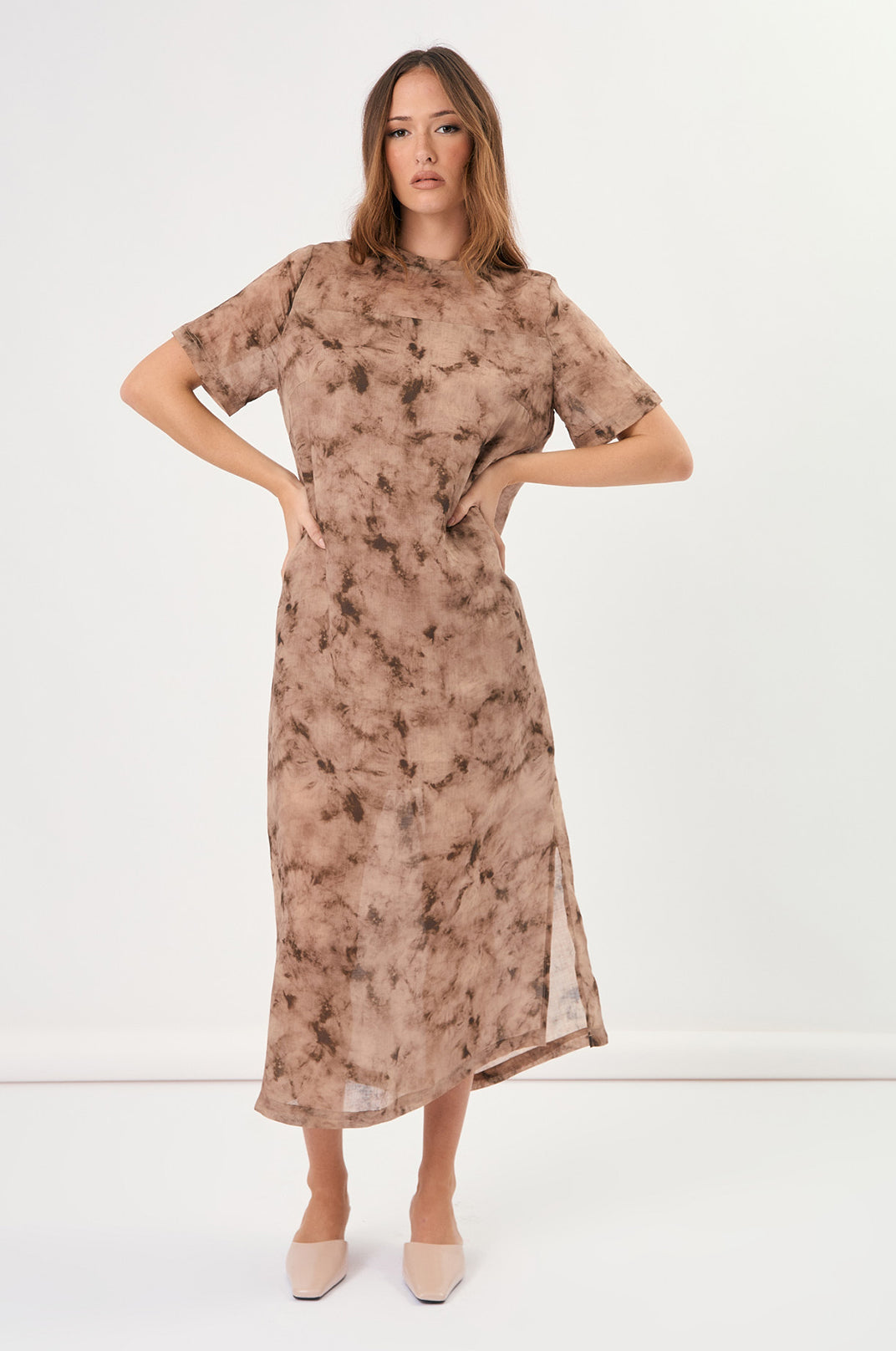 Chicago print maxi dress size 10