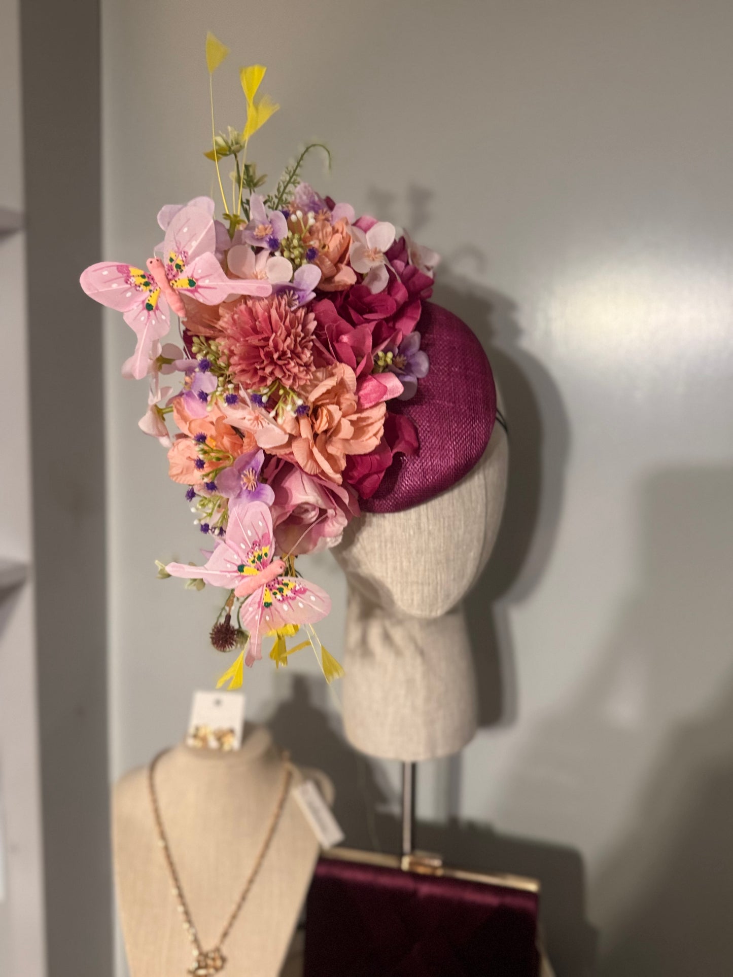 “Jac” magenta spring floral