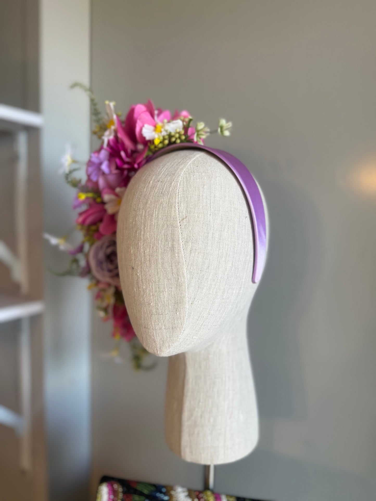 “Sammi” pink & purple spring floral