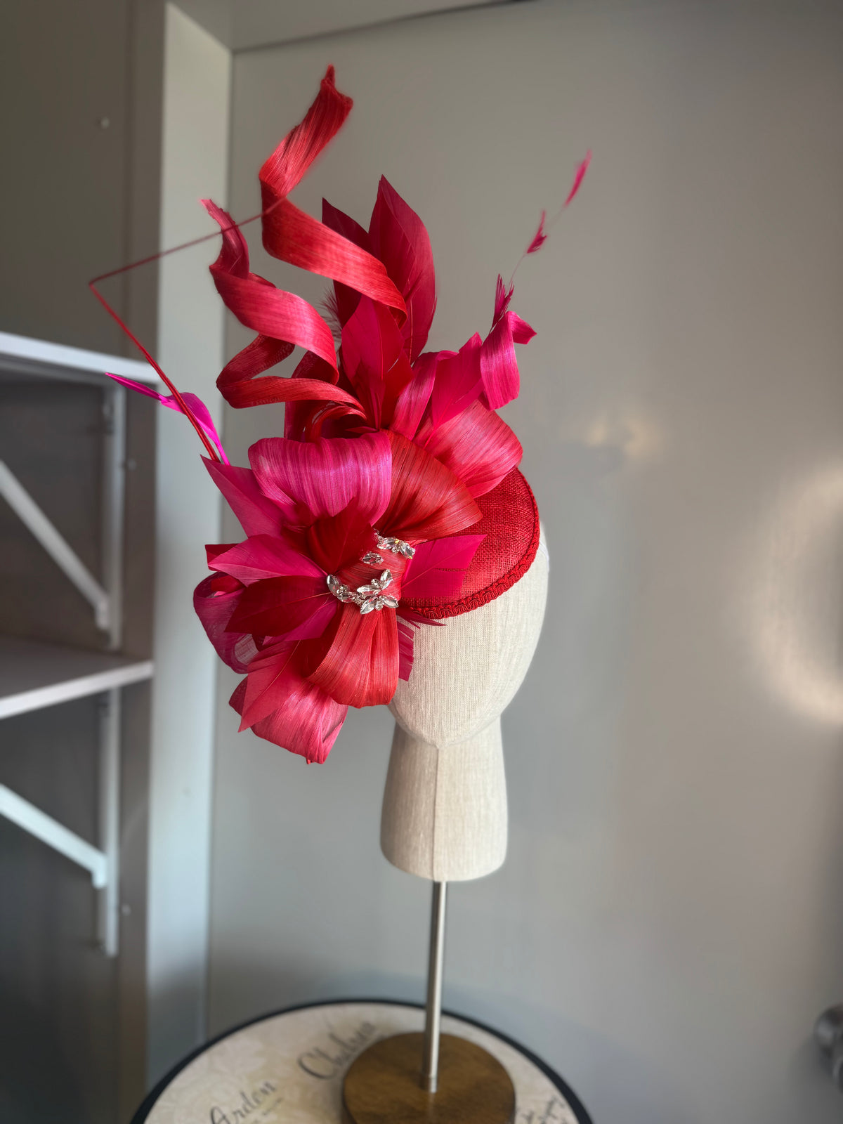 “Fleur” Red & pink statement