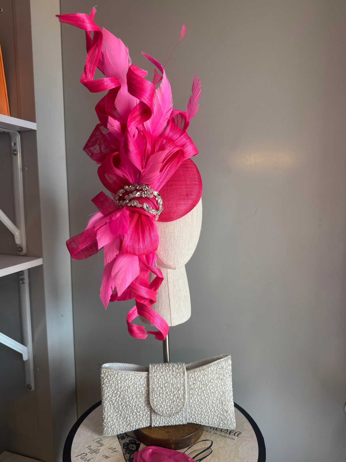 “Clover” Hot pink statement