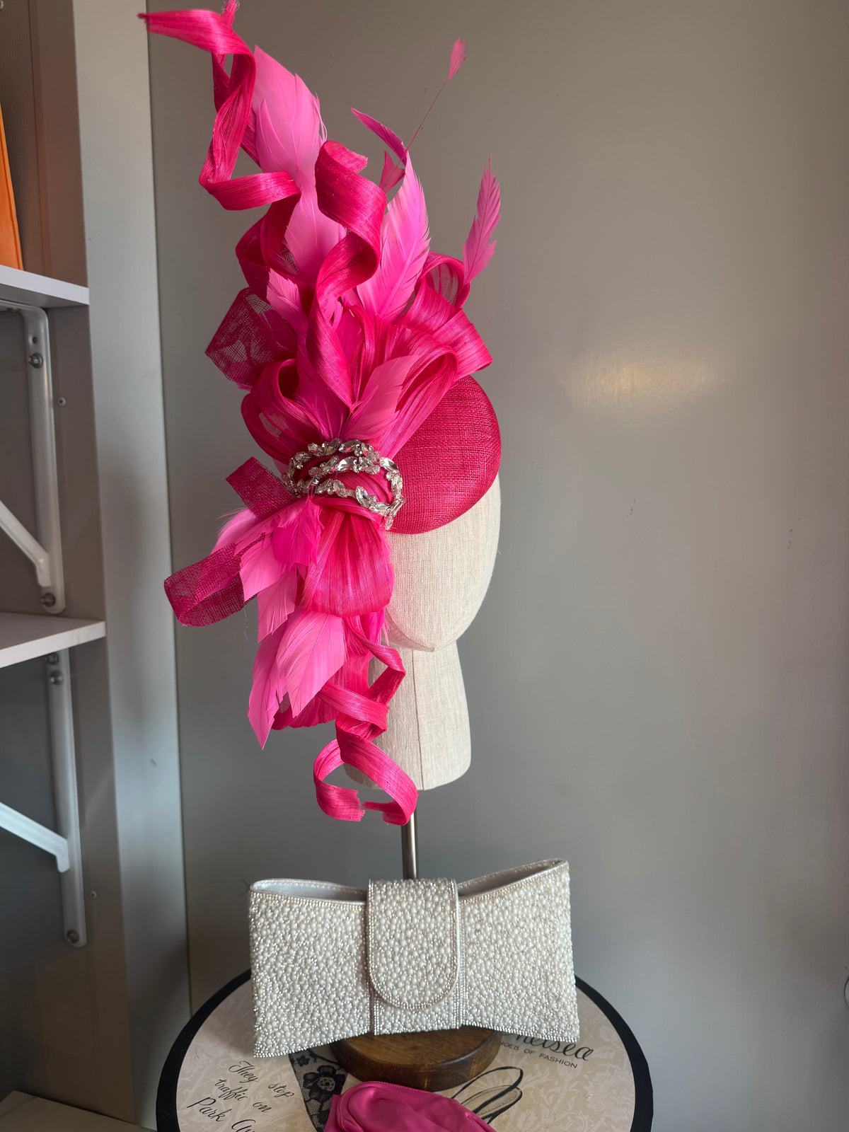 “Clover” Hot pink statement