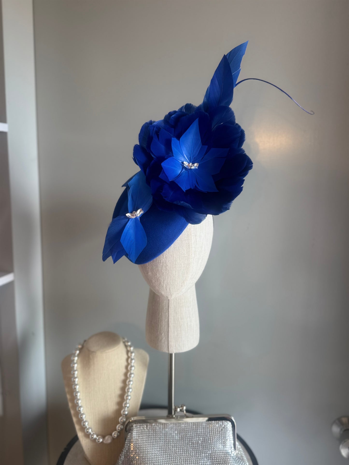 “Paris” Cobalt Royal statement pillbox
