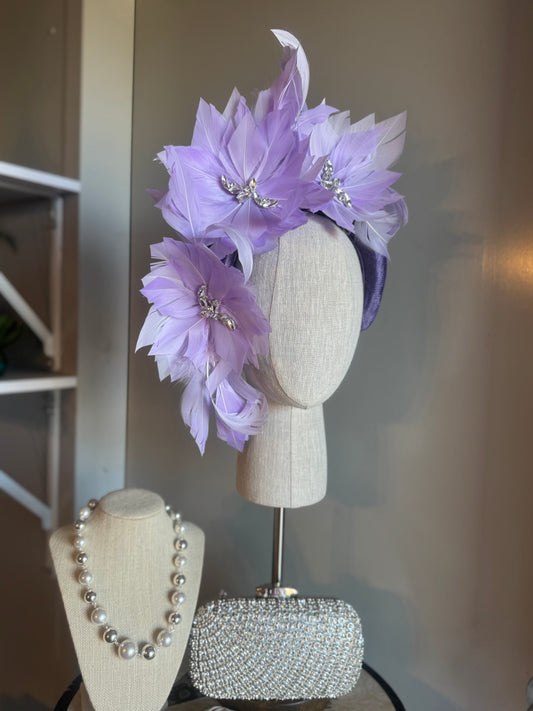 Nicole purple lilac statement