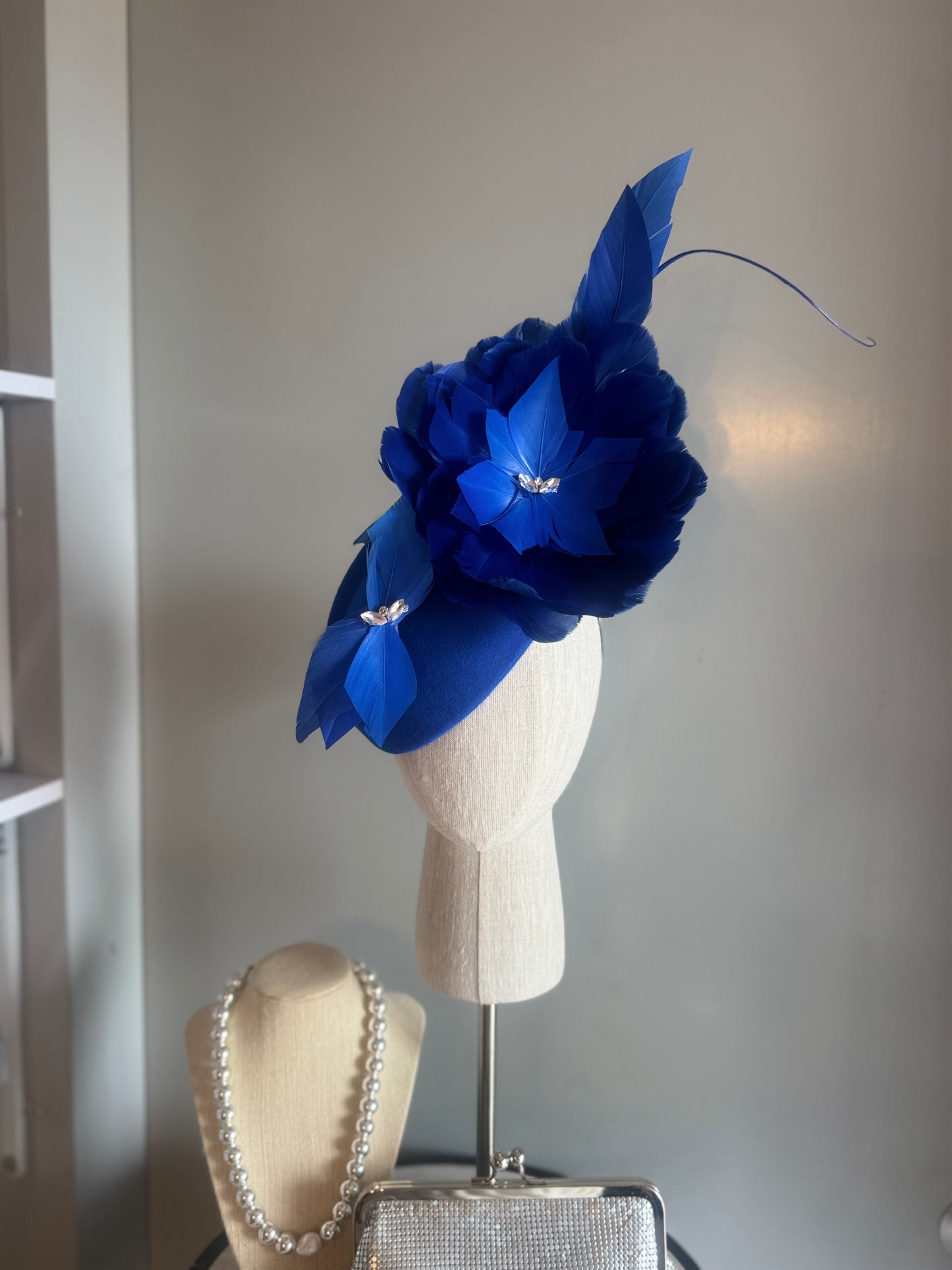 “Paris” Cobalt Royal statement pillbox