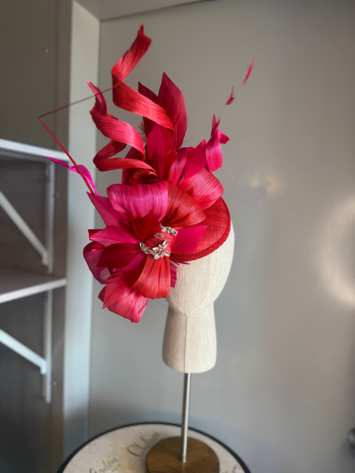 “Fleur” Red & pink statement