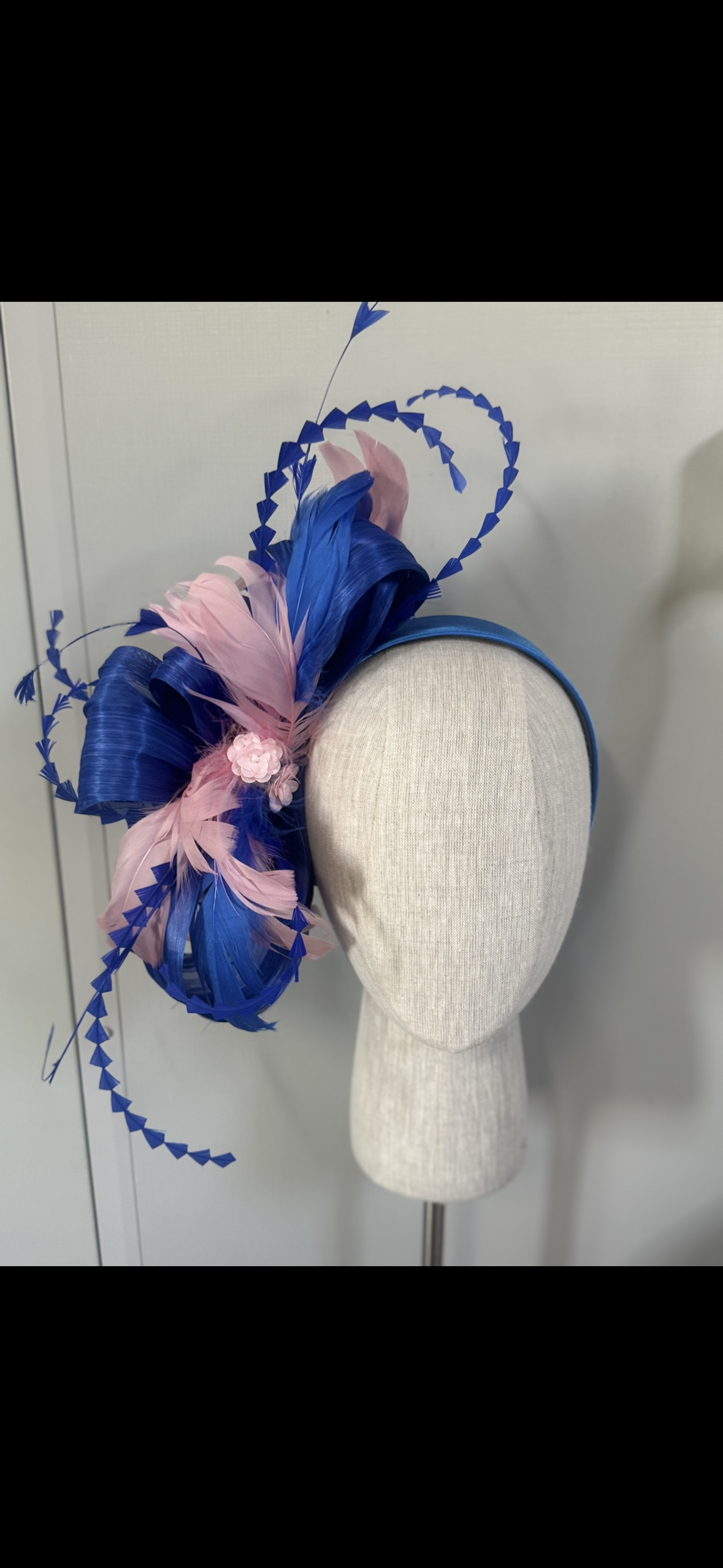 “Kate” pink & cobalt floral