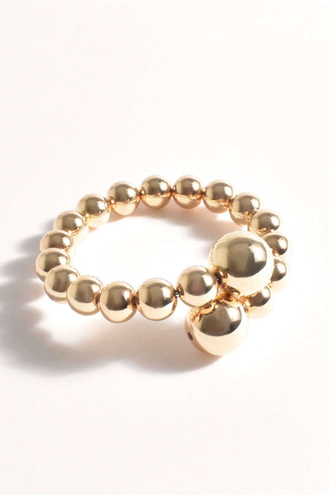 Metal Ball Wrap Cuff