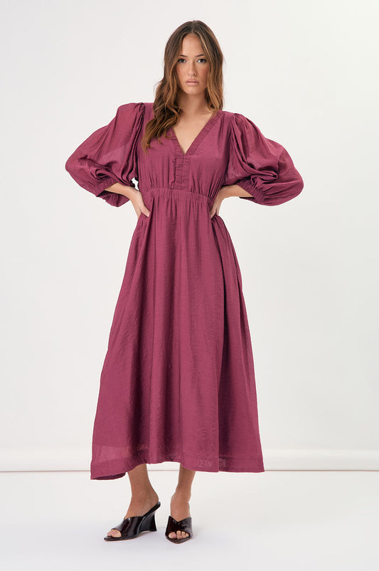 Wynne maxi dress burgundy size 12