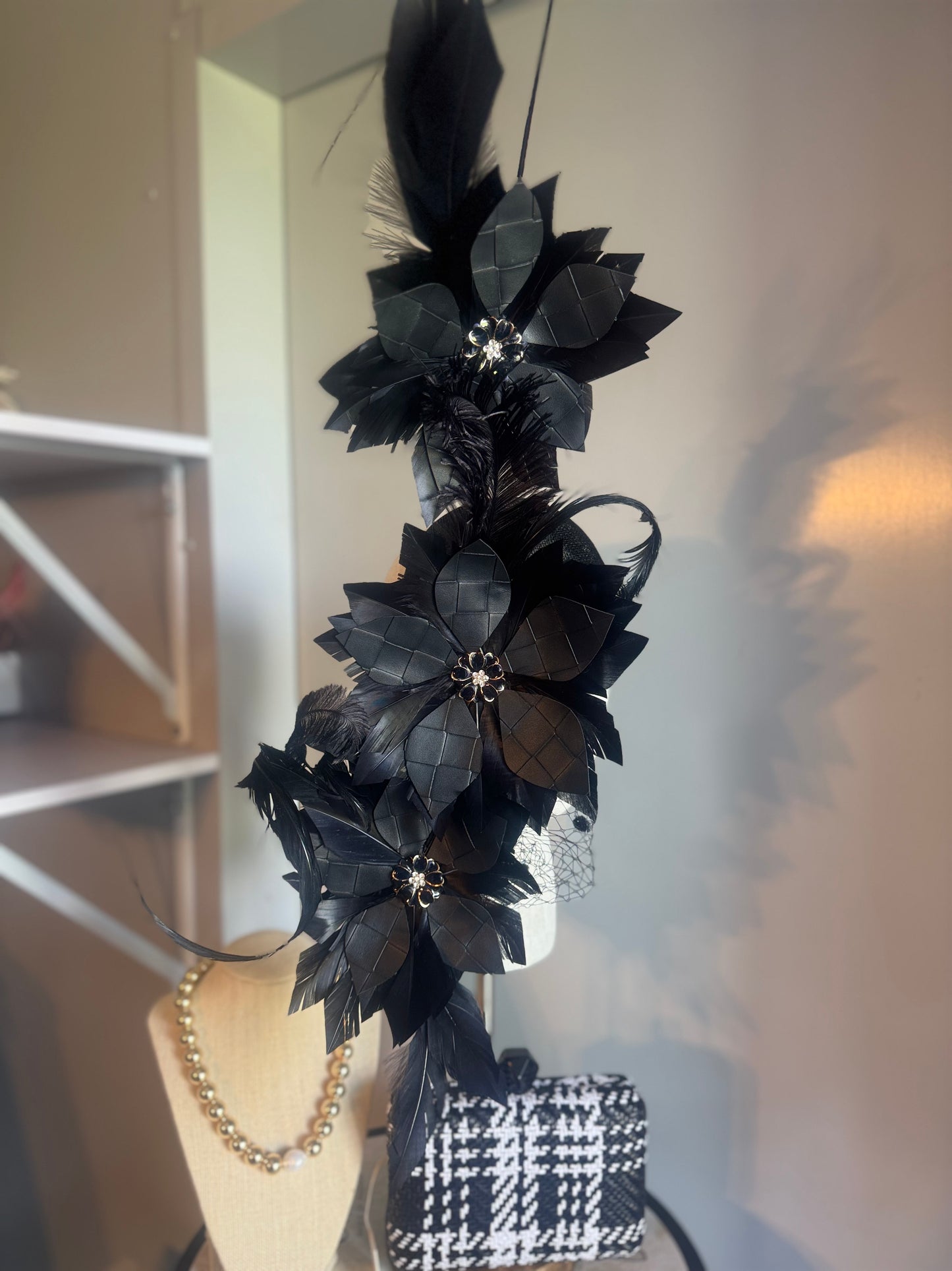 “Angel” Black feather statement