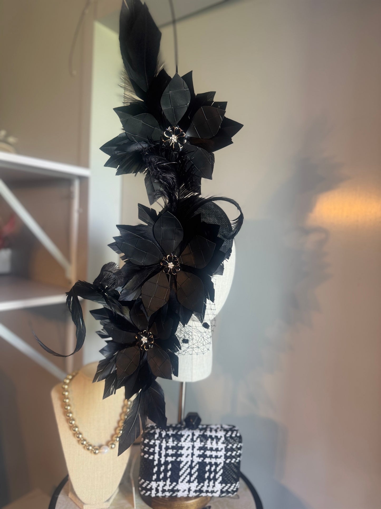 “Angel” Black feather statement