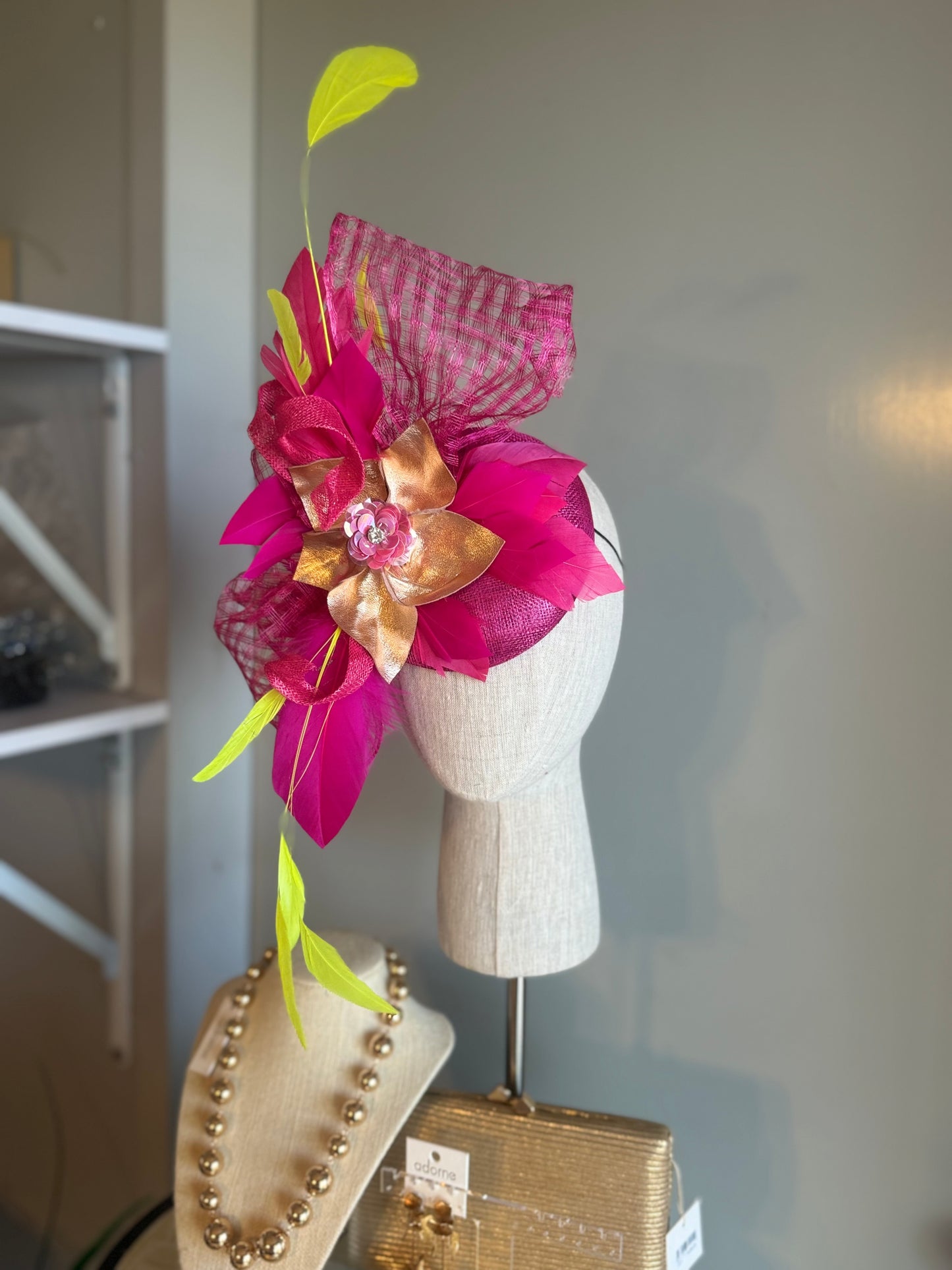 “Camilla”Pink & neon statement