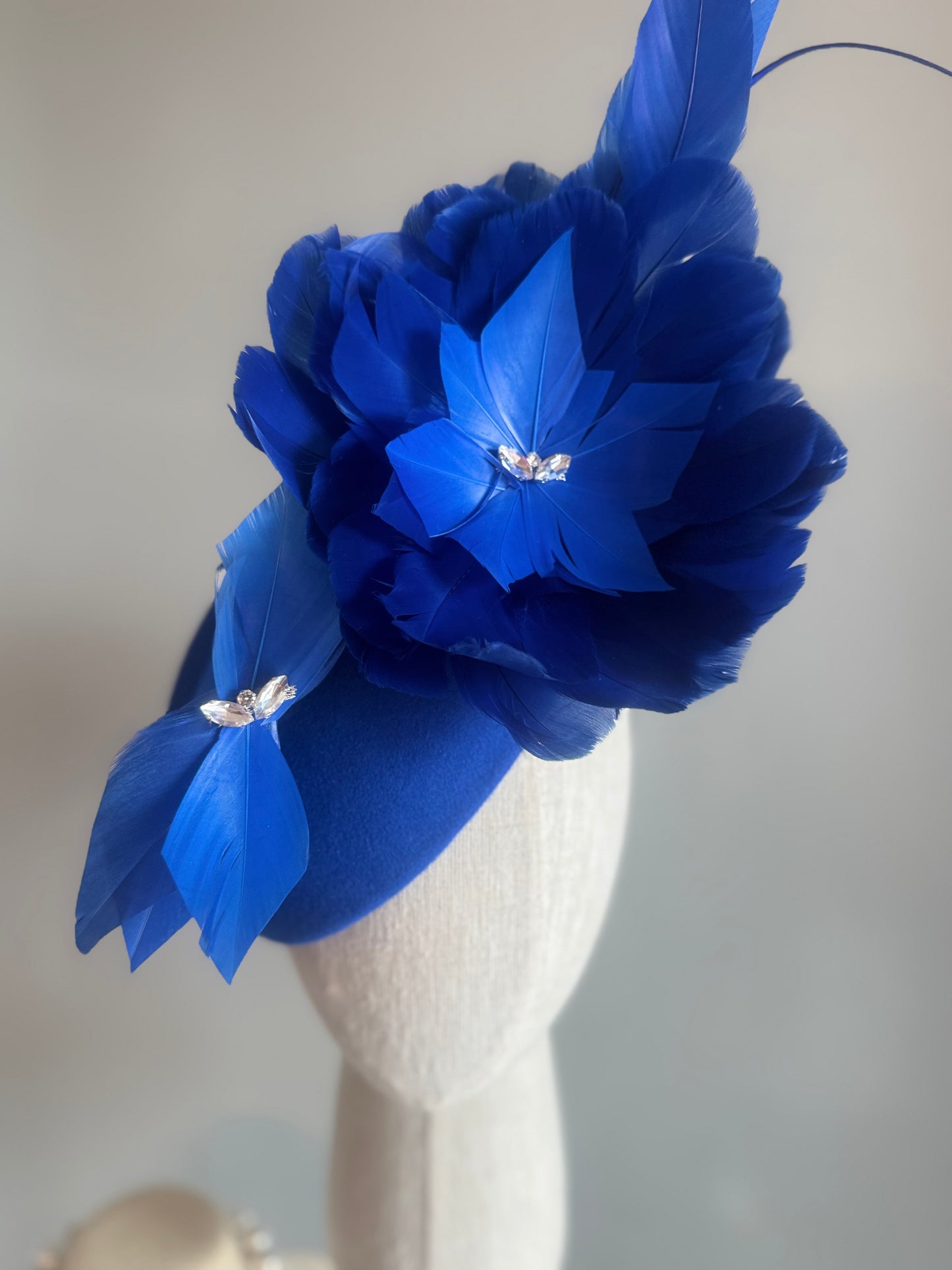 “Paris” Cobalt Royal statement pillbox