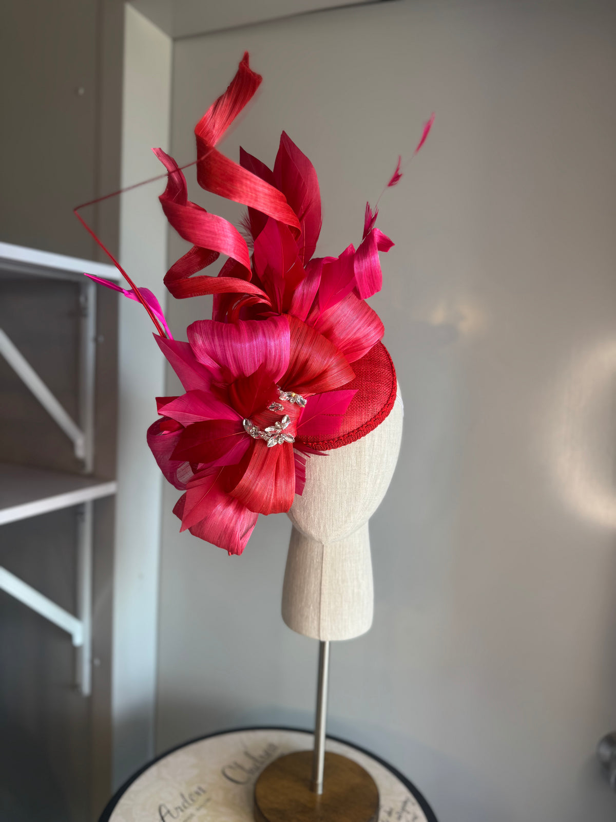“Fleur” Red & pink statement