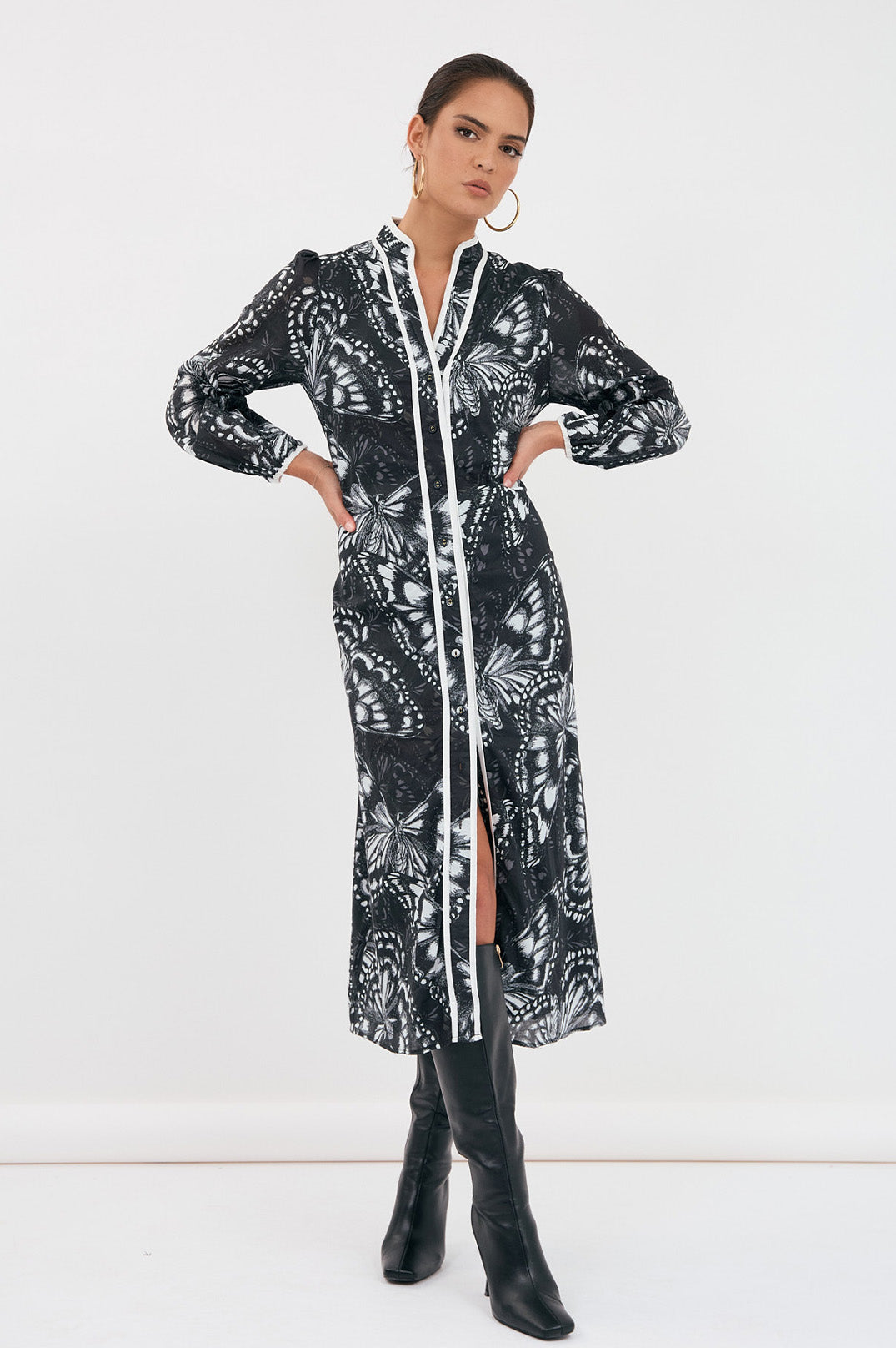 Nelly butterfly print dress size 16