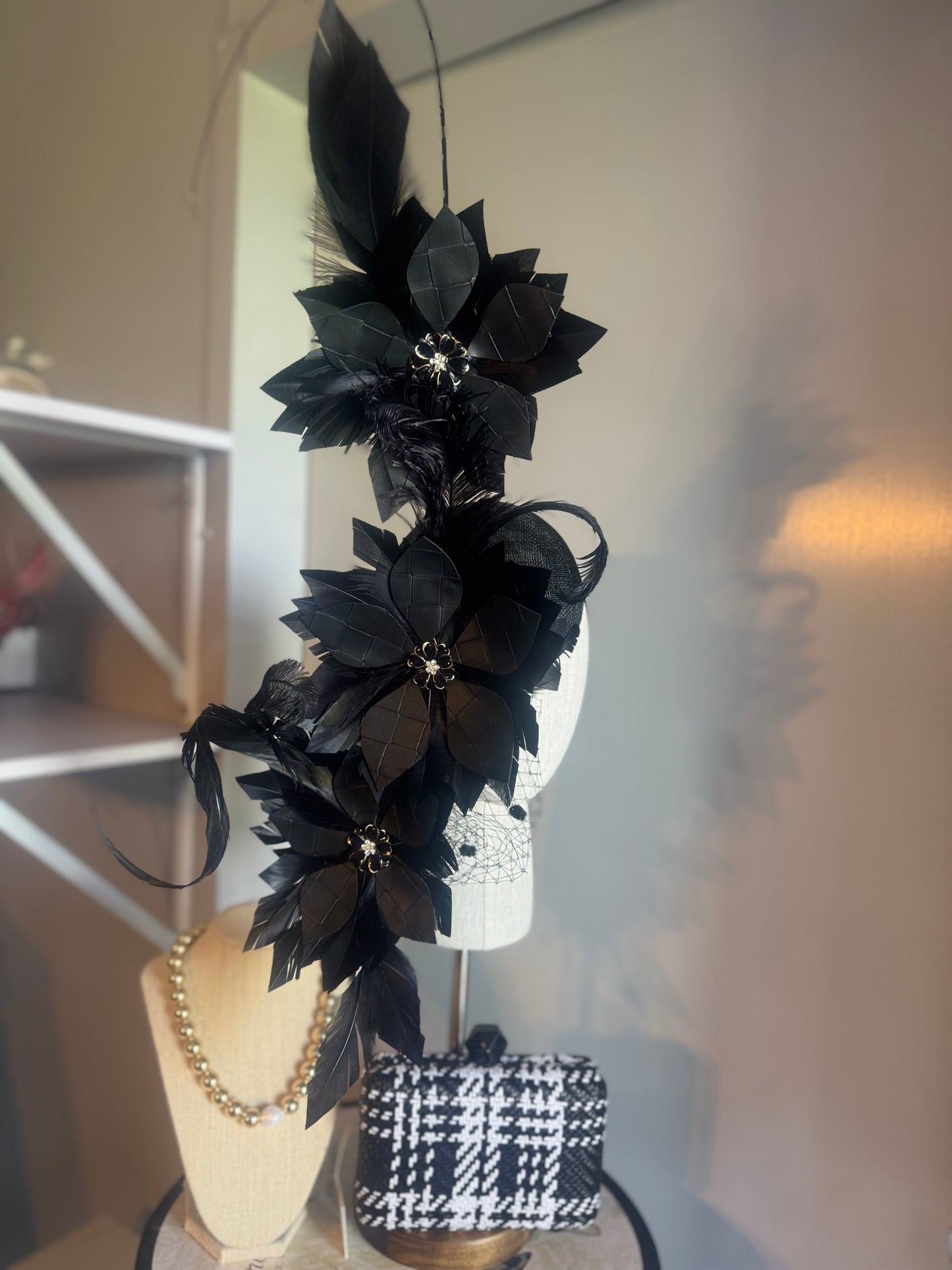 “Angel” Black feather statement