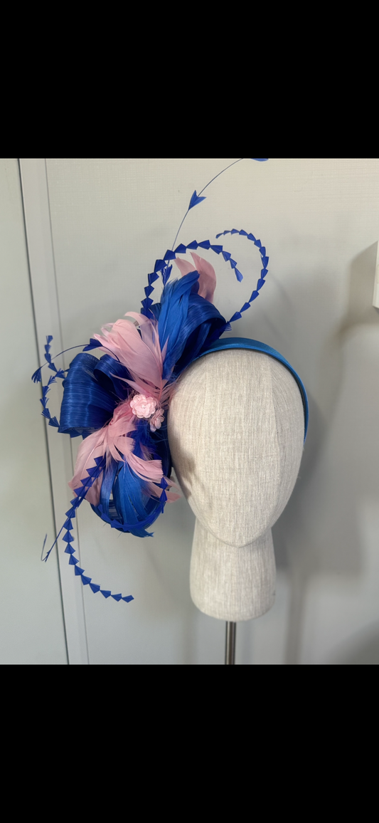 “Kate” pink & cobalt floral