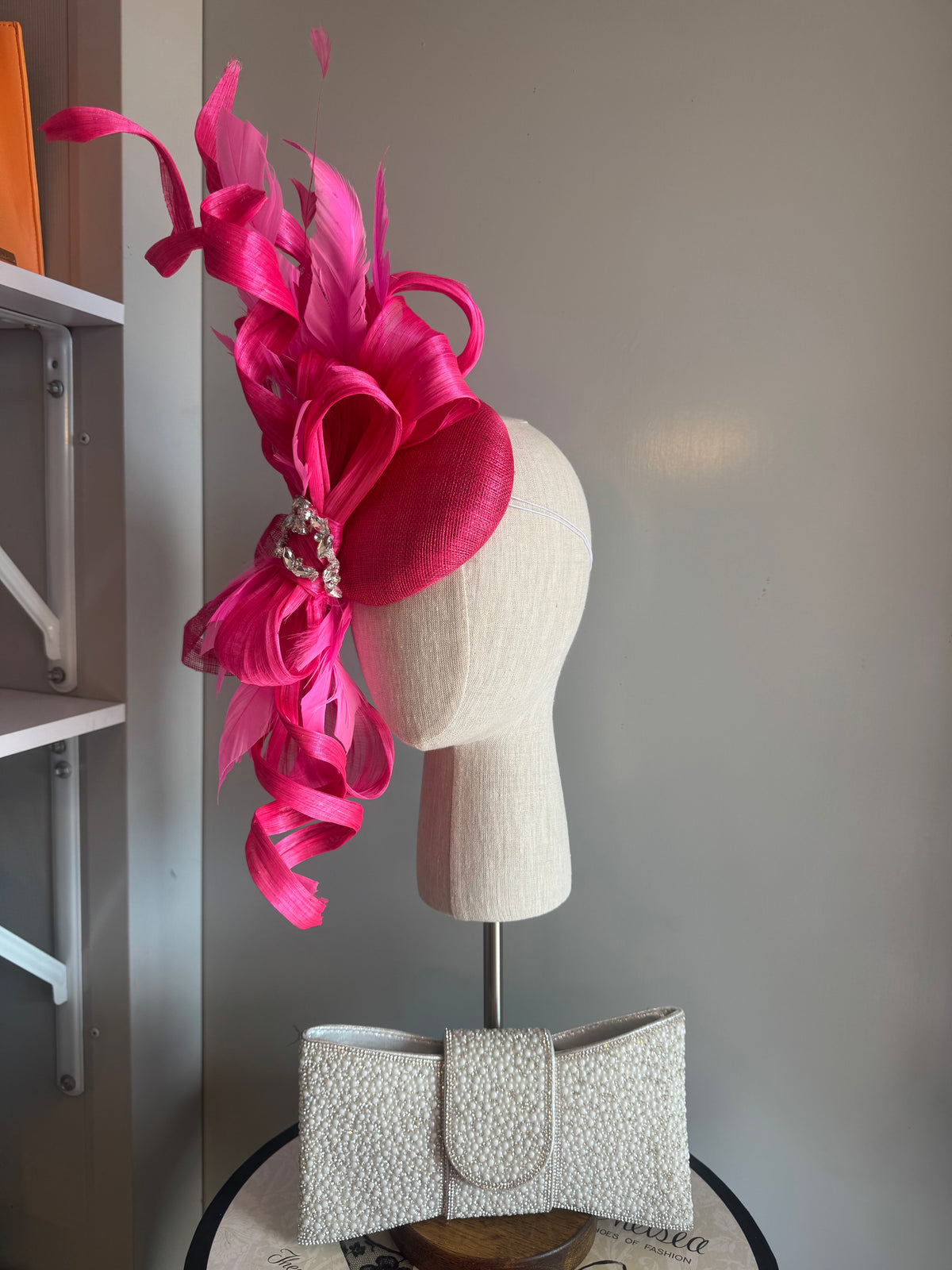 “Clover” Hot pink statement