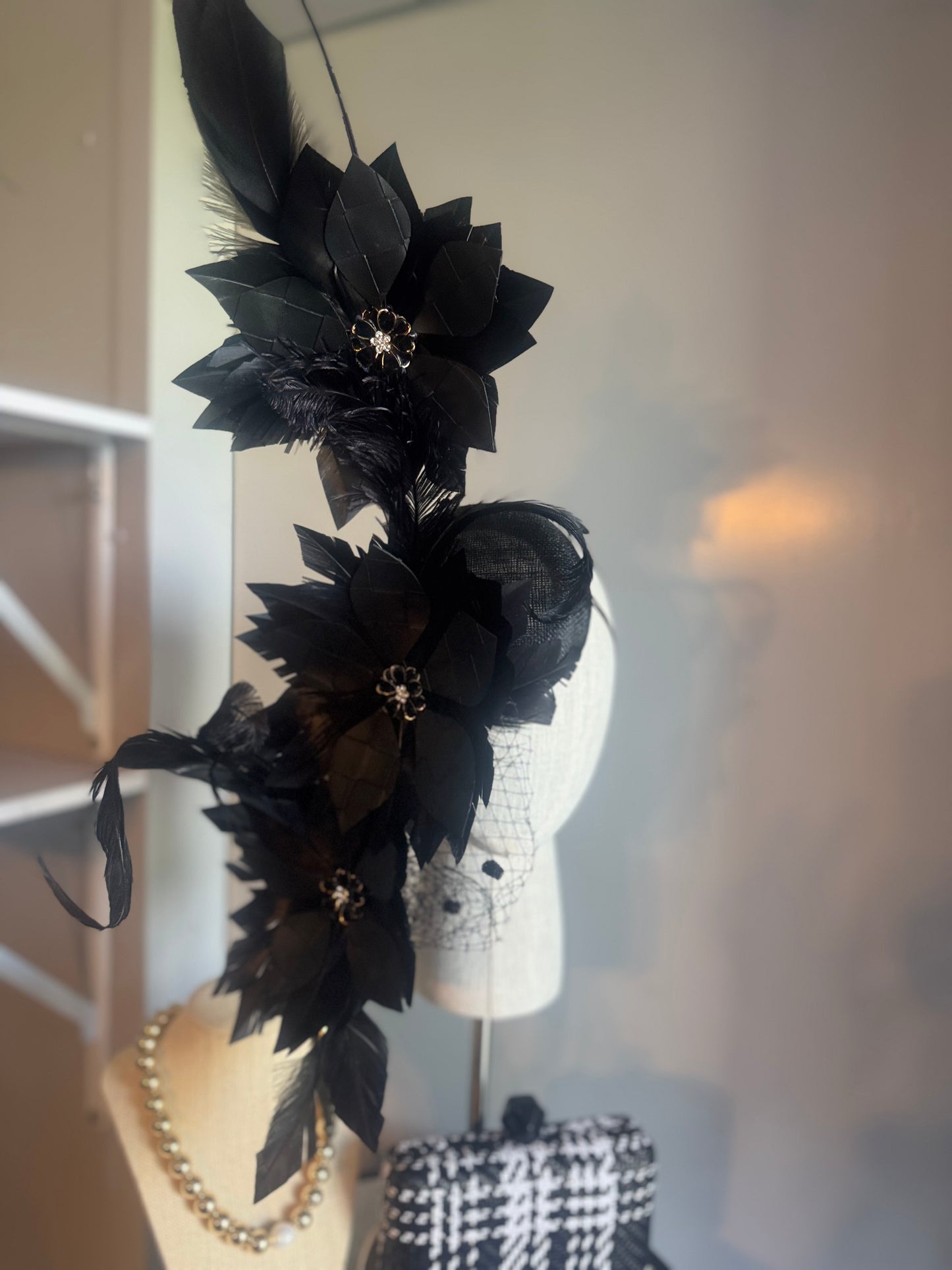 “Angel” Black feather statement
