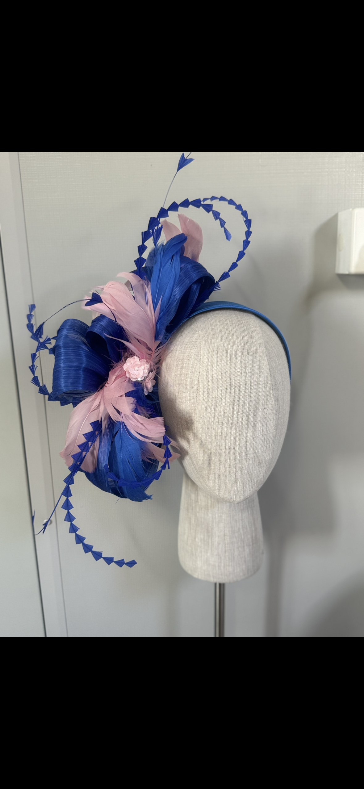 “Kate” pink & cobalt floral