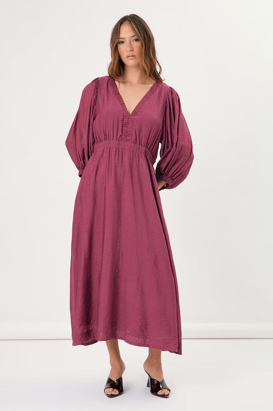 Wynne maxi dress burgundy size 8