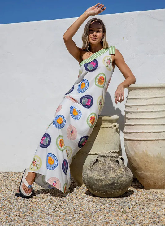 BTL the label Piatto maxi dress size Small