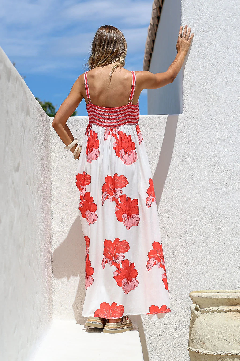 Joelle maxi dress Christmas print size Medium (10/12)