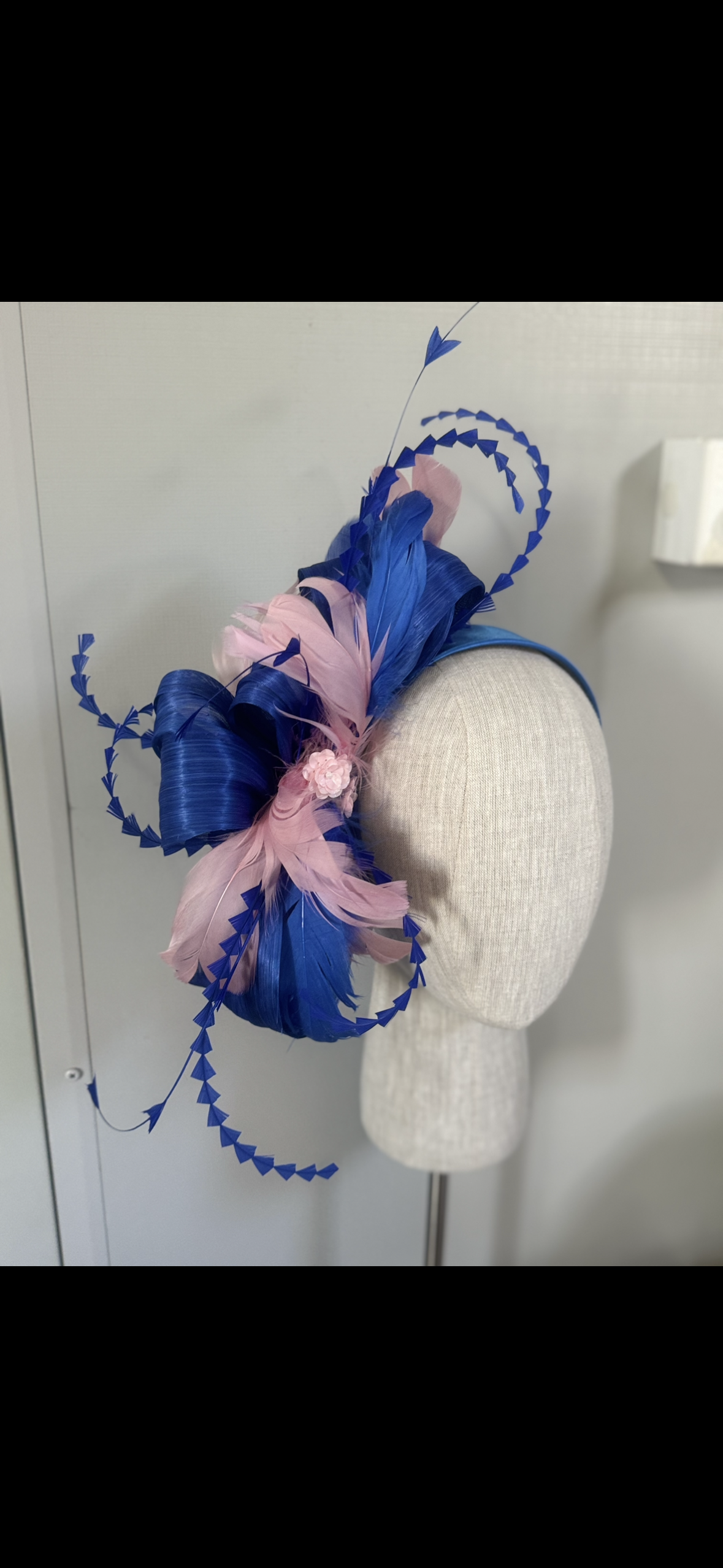 “Kate” pink & cobalt floral