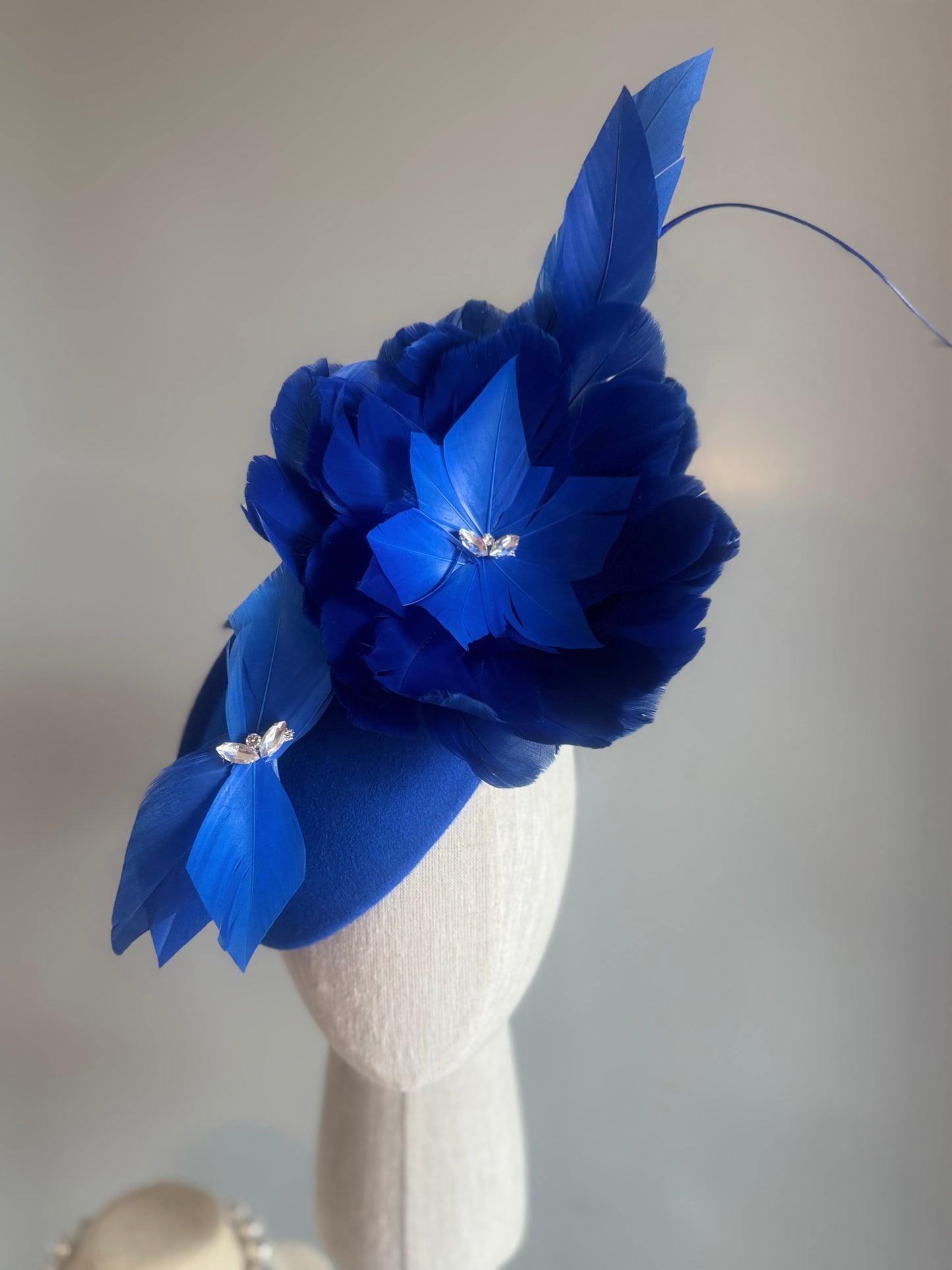 “Paris” Cobalt Royal statement pillbox