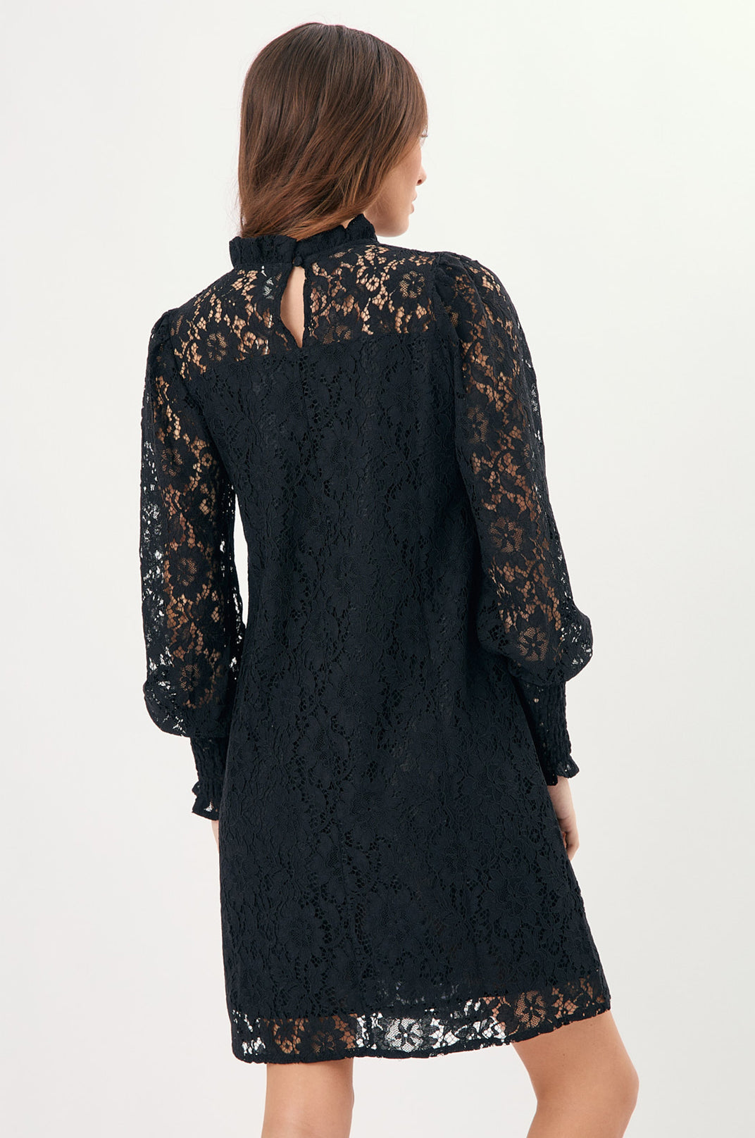 Olivia  lace long sleeve dress black size 10