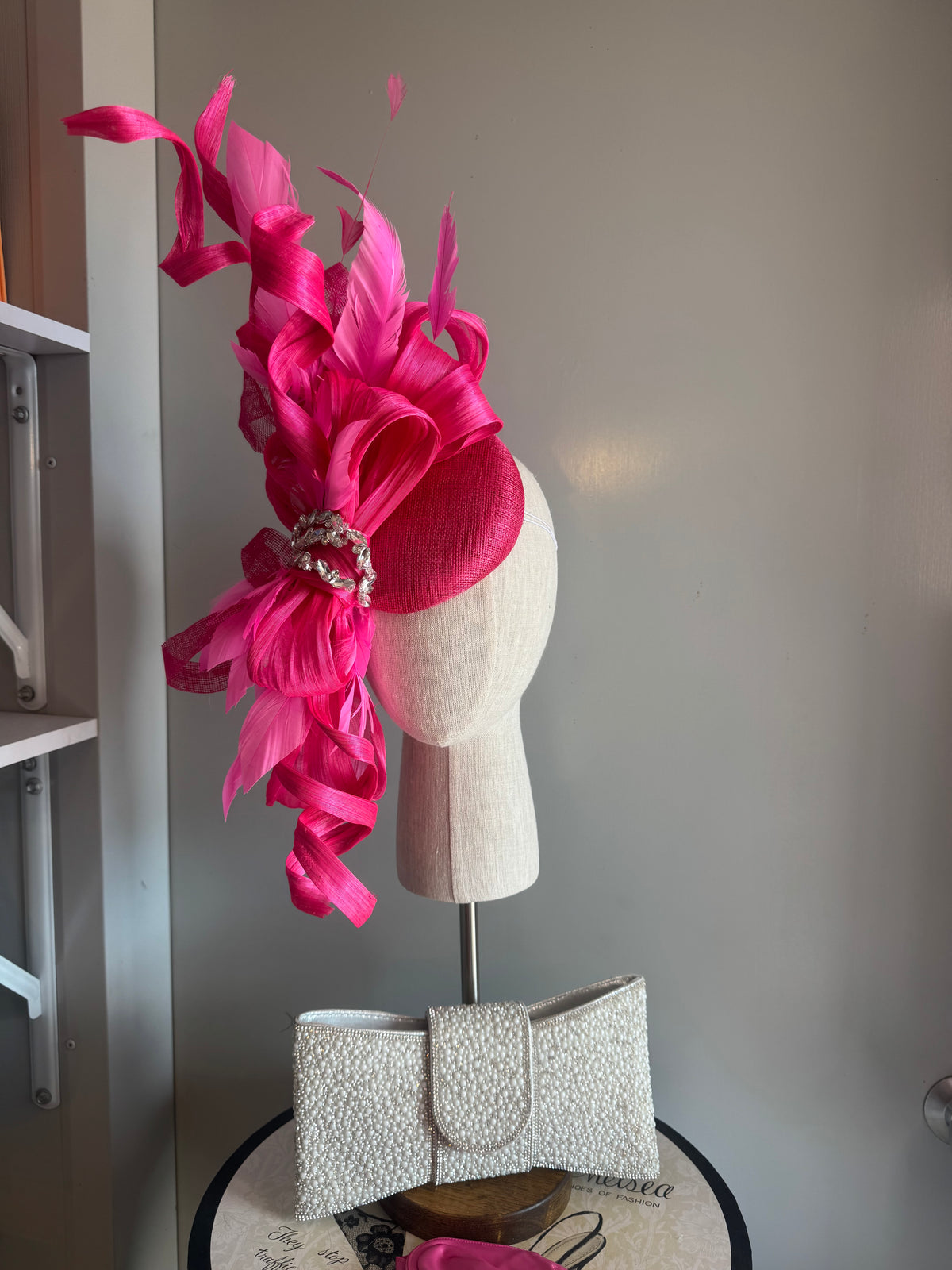 “Clover” Hot pink statement