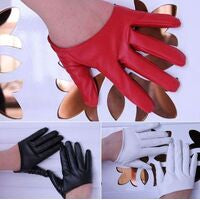 Half palm gloves burgundy