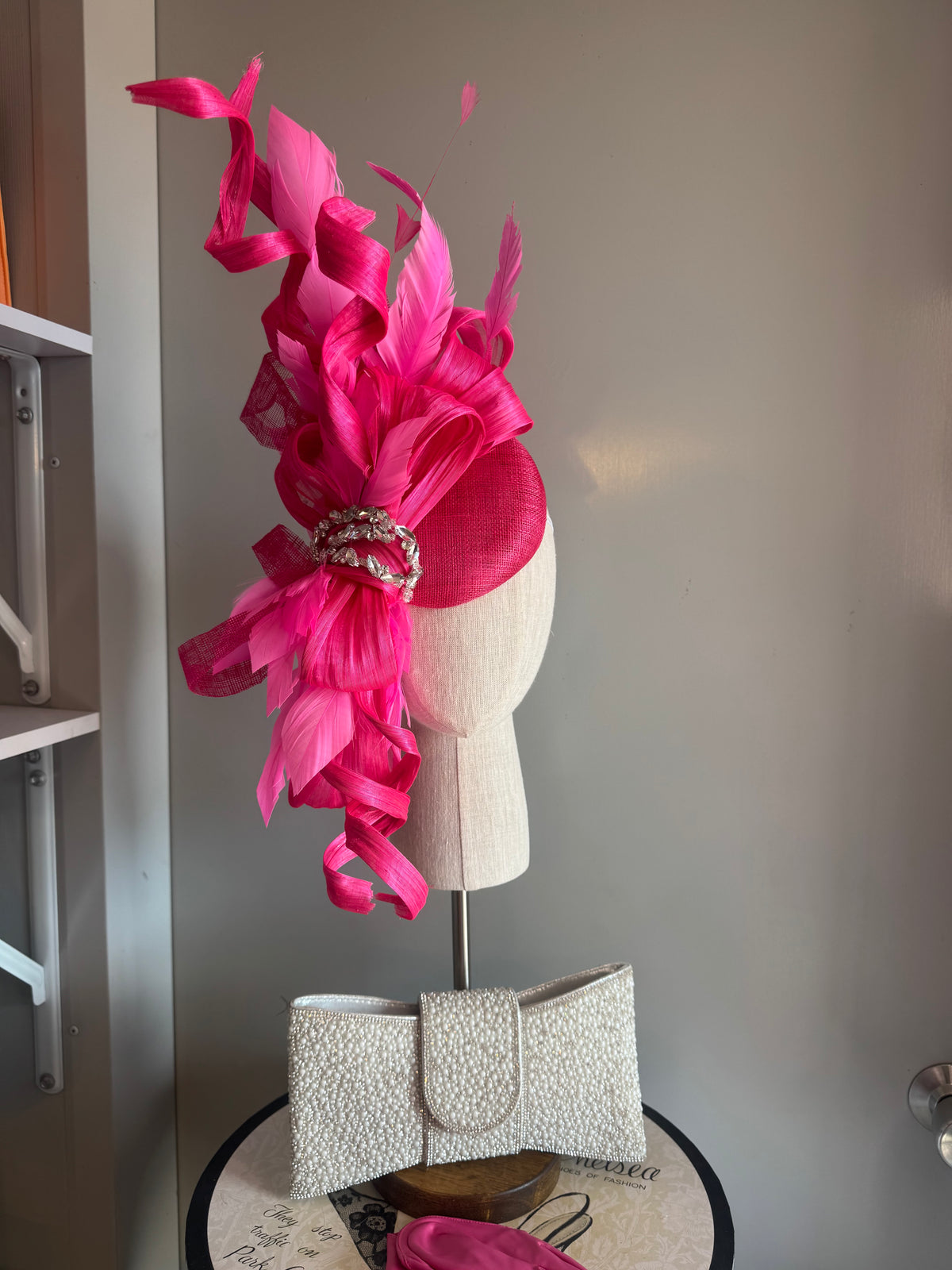 “Clover” Hot pink statement