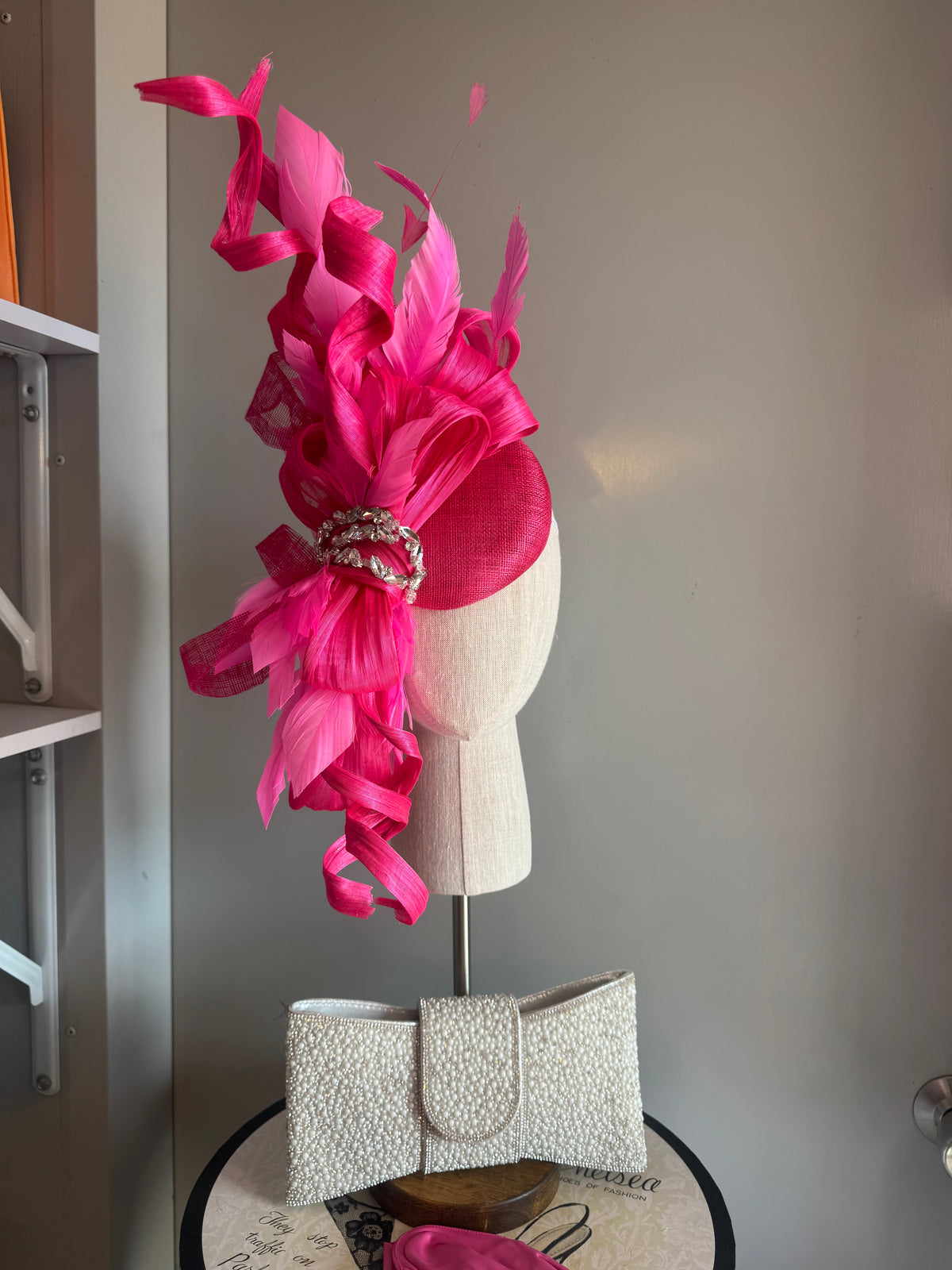 “Clover” Hot pink statement