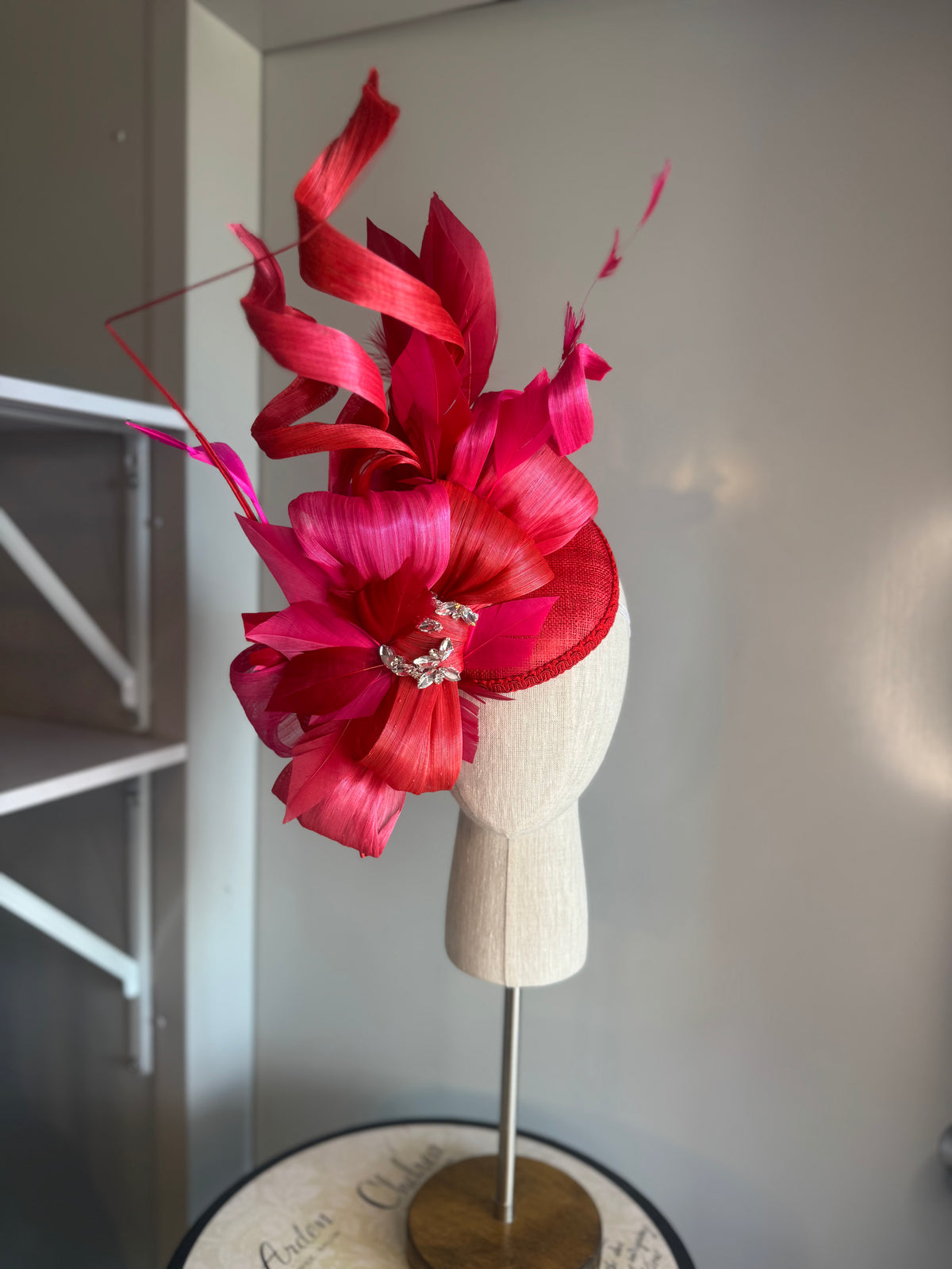 “Fleur” Red & pink statement