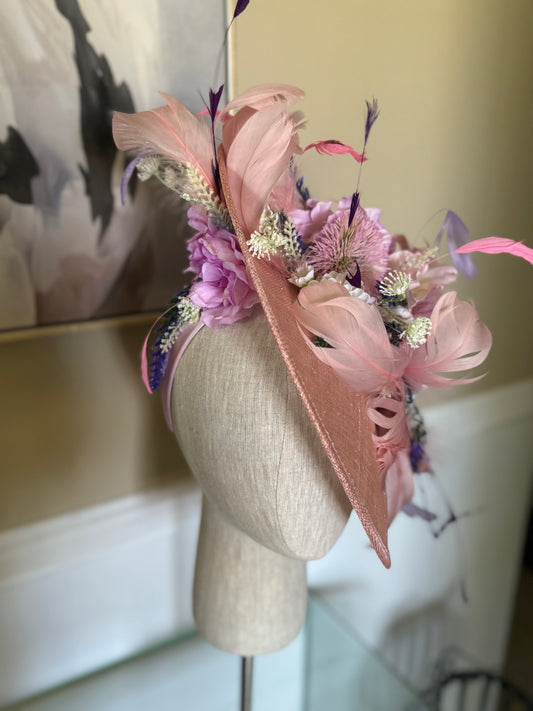 “Billie” pink & purple lilac statement