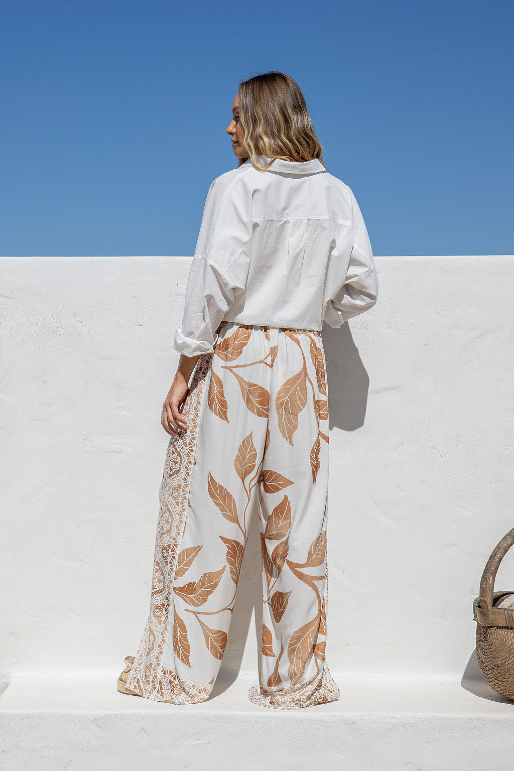 Cangi print pant size Large