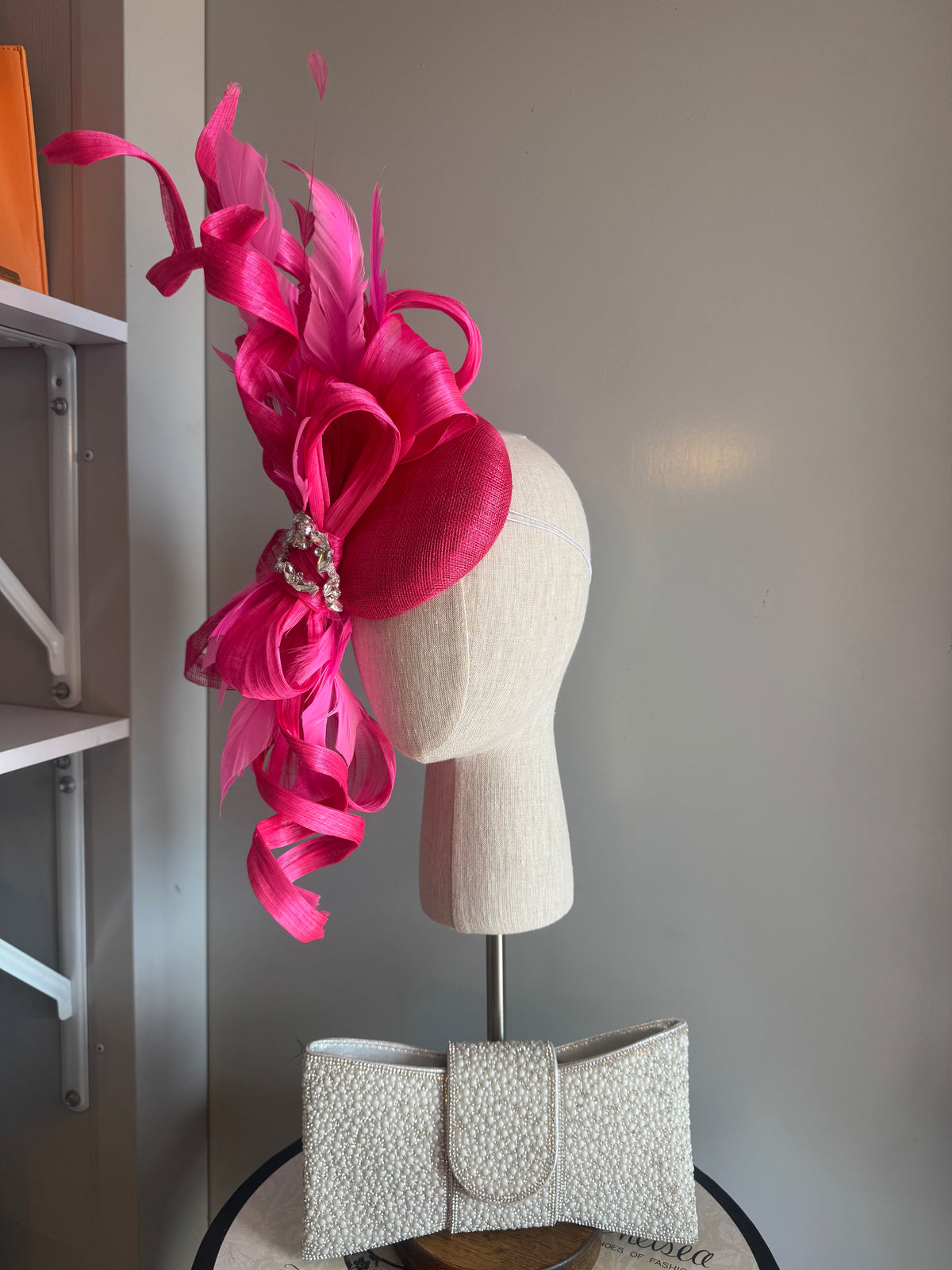 “Clover” Hot pink statement