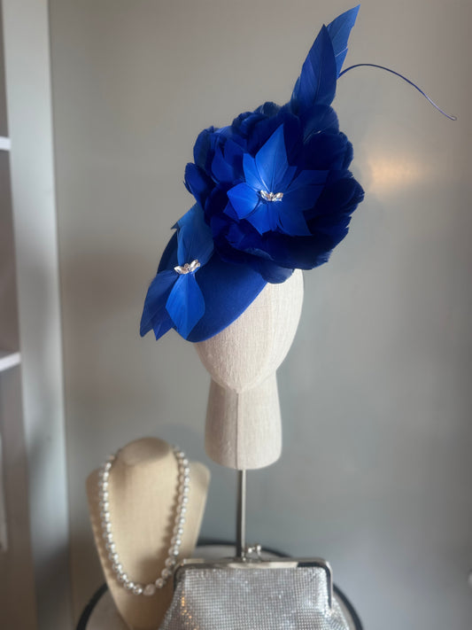 “Paris” Cobalt Royal statement pillbox