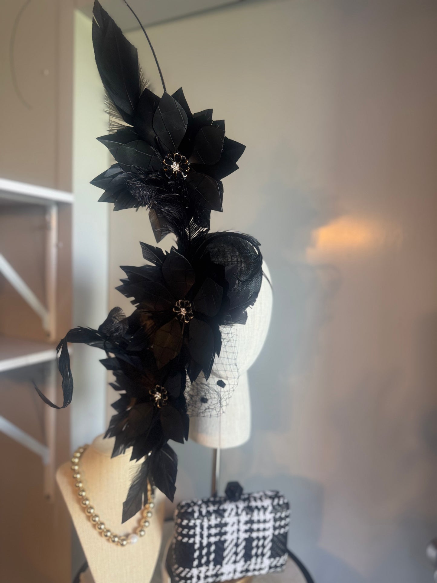 “Angel” Black feather statement