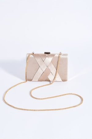 Adorne Majorie clutch nude